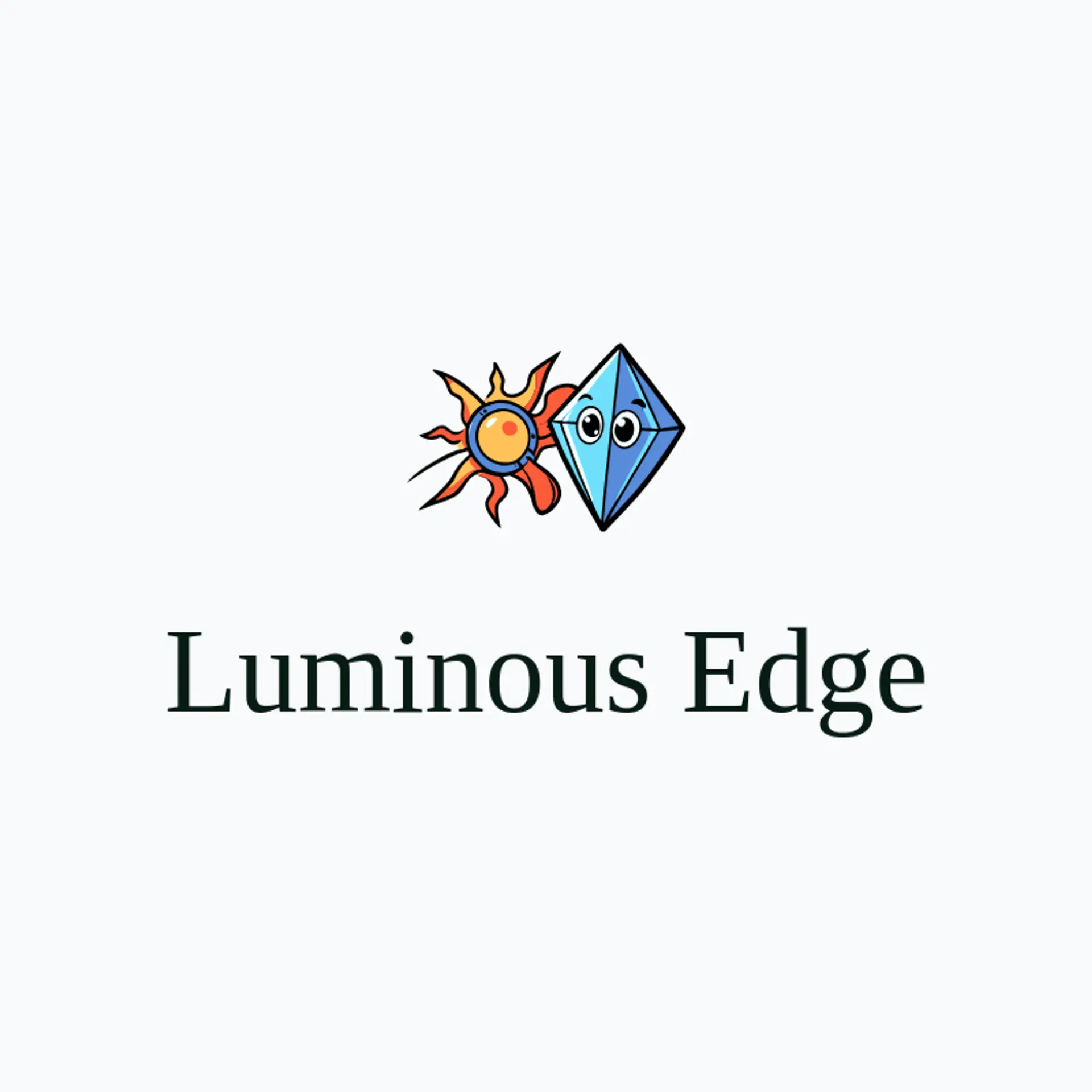 Luminous Edge logo for laser