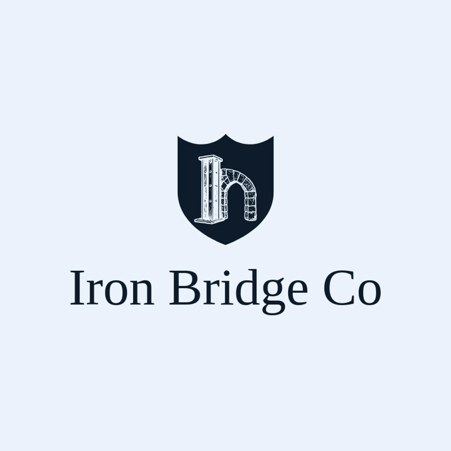 Iron Bridge Co logo for iron