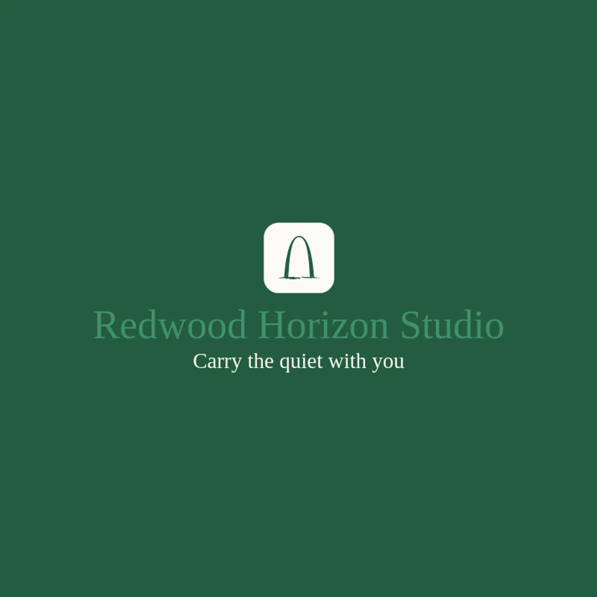 Redwood Horizon Studio logo for national park