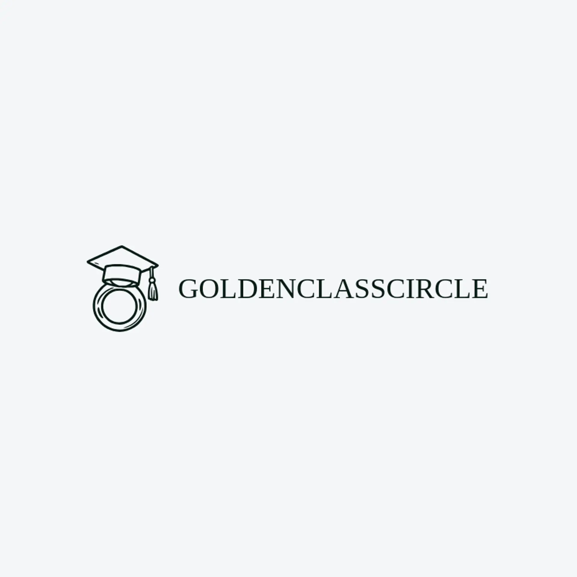 Golden Class Circle logo for graduation