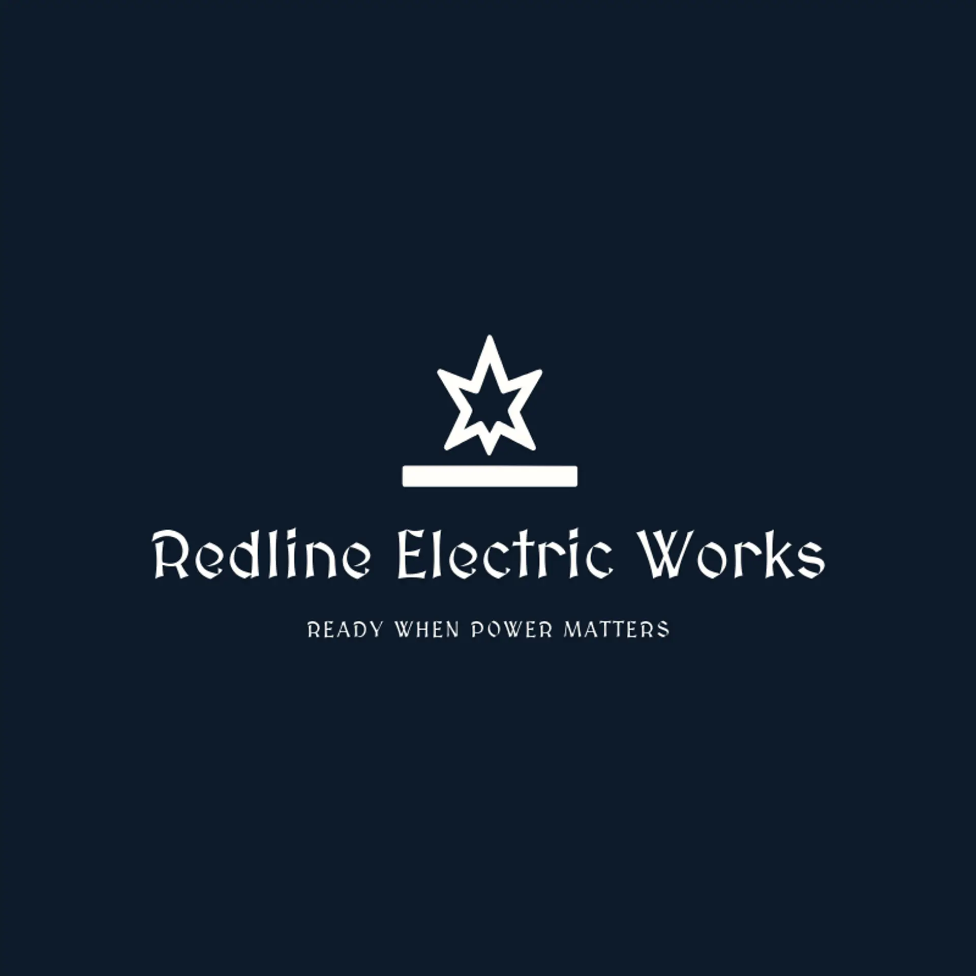 Redline Electric Works logo for electric