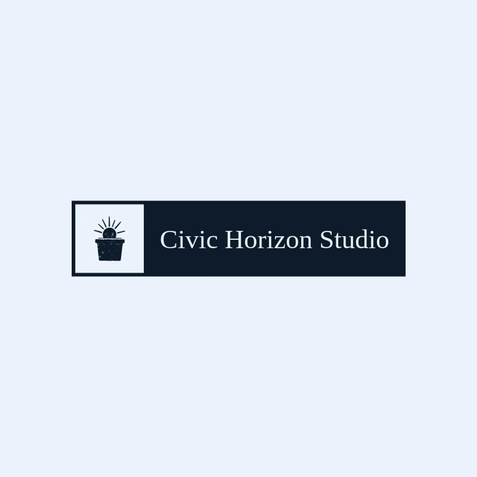Civic Horizon Studio logo for democracy
