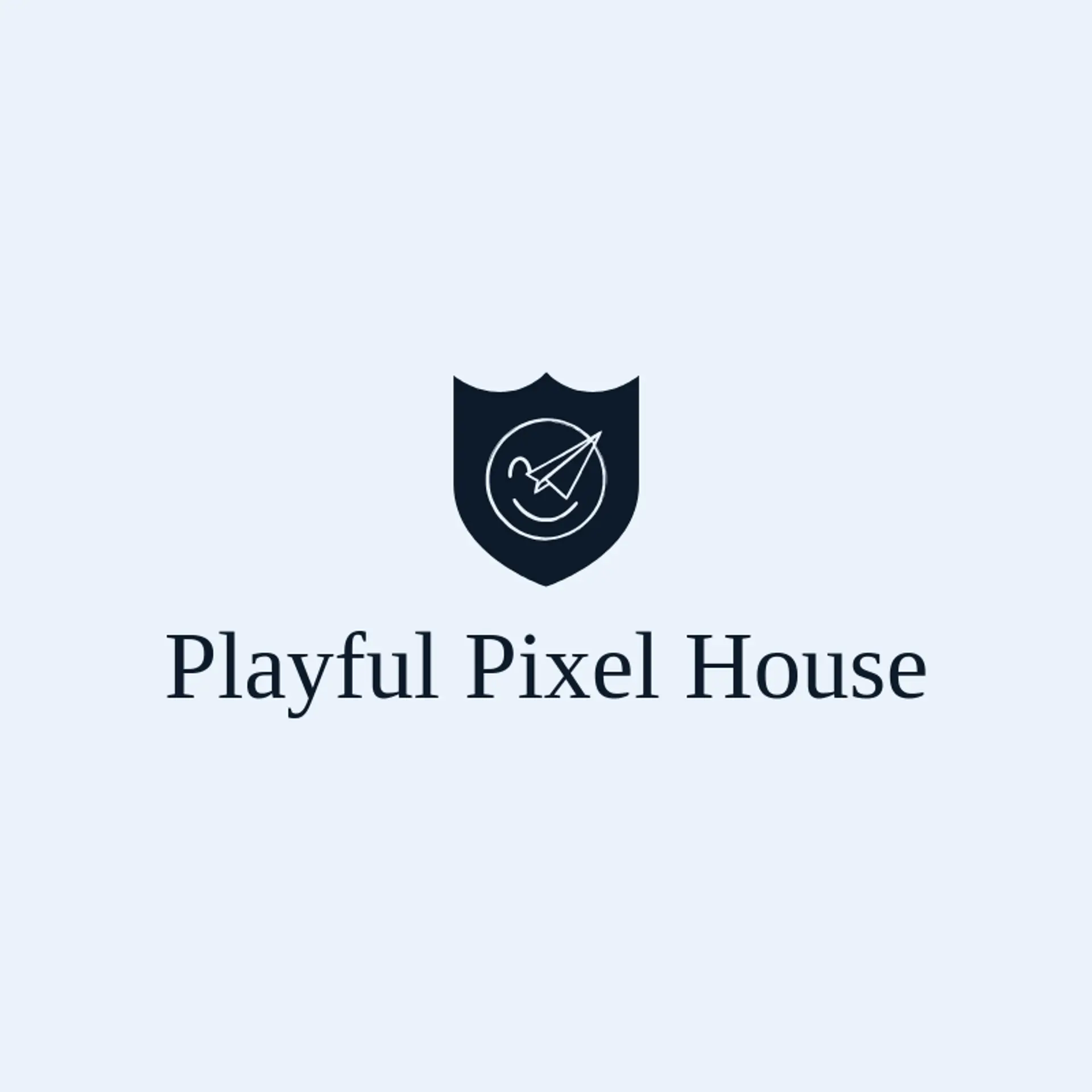 Playful Pixel House logo for emoji