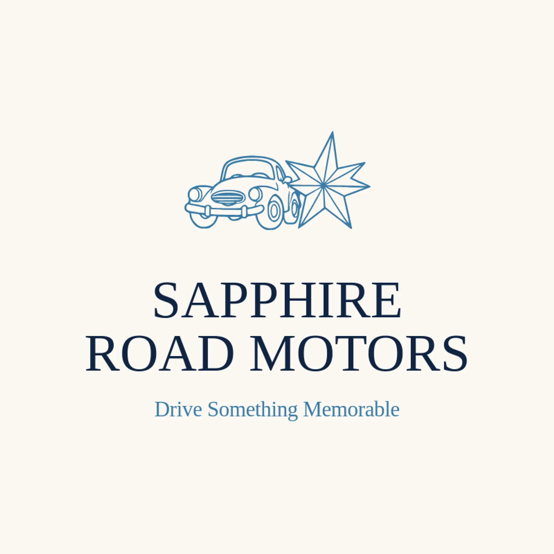 Sapphire Road Motors logo for automobile