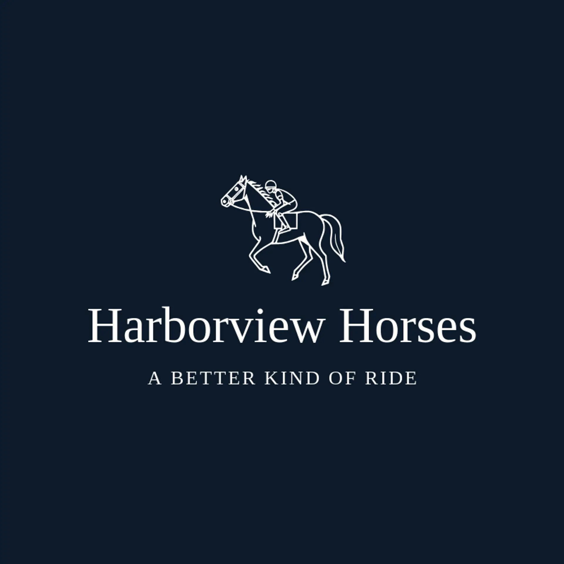 Harborview Horses logo for jockey