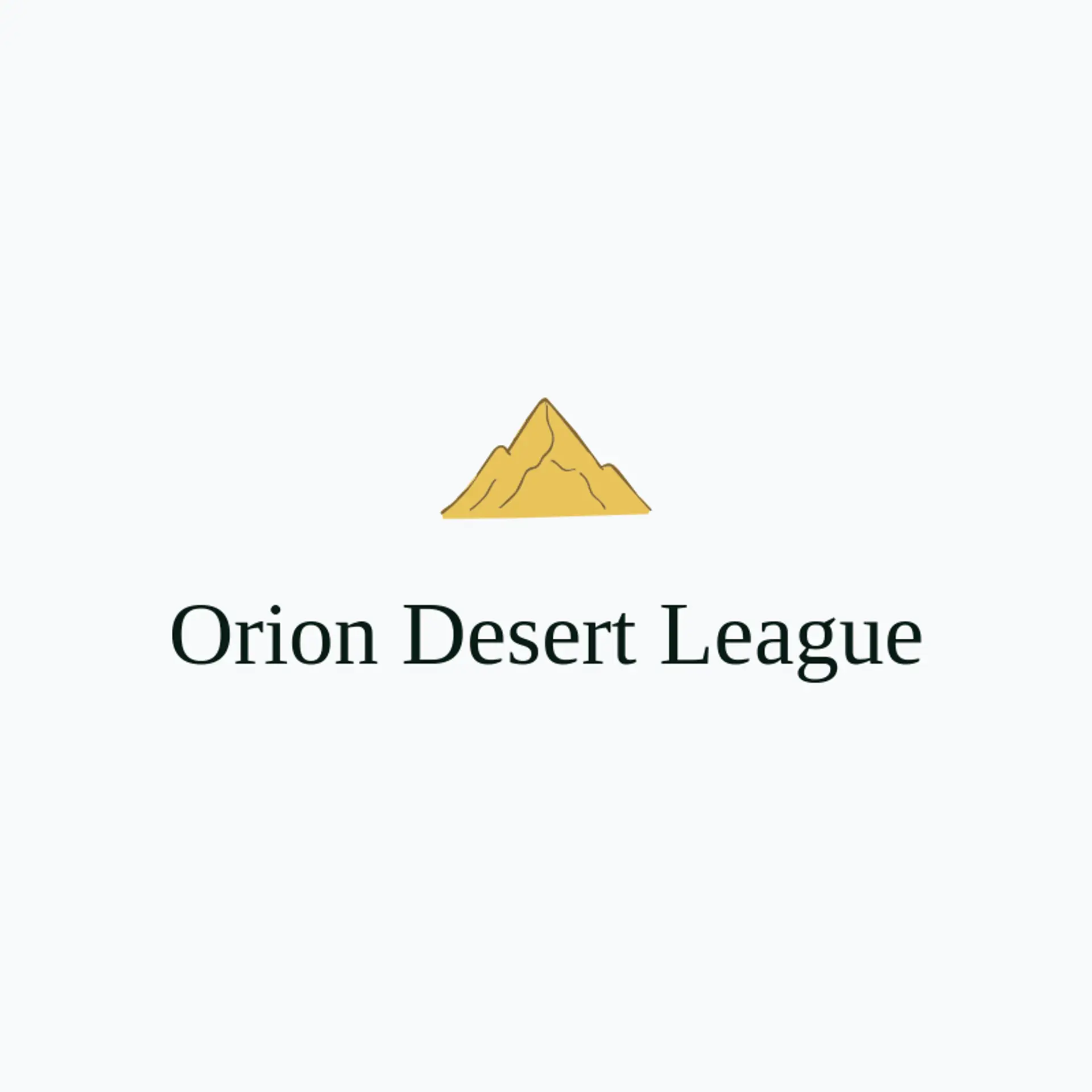 Orion Desert League logo for dune