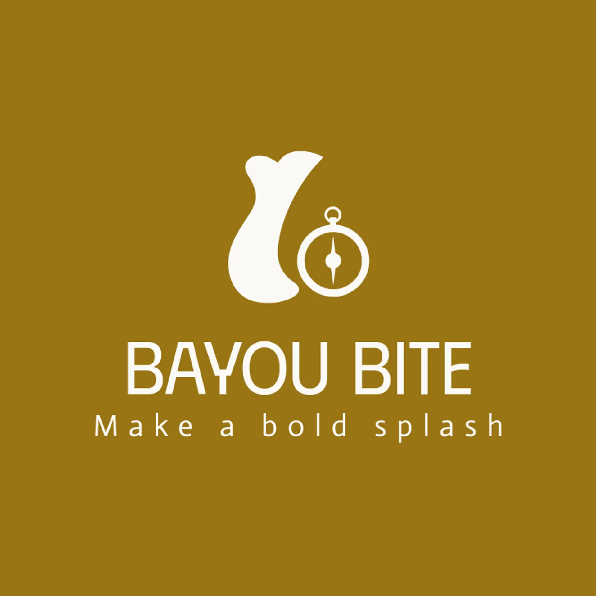 Bayou Bite logo for alligator