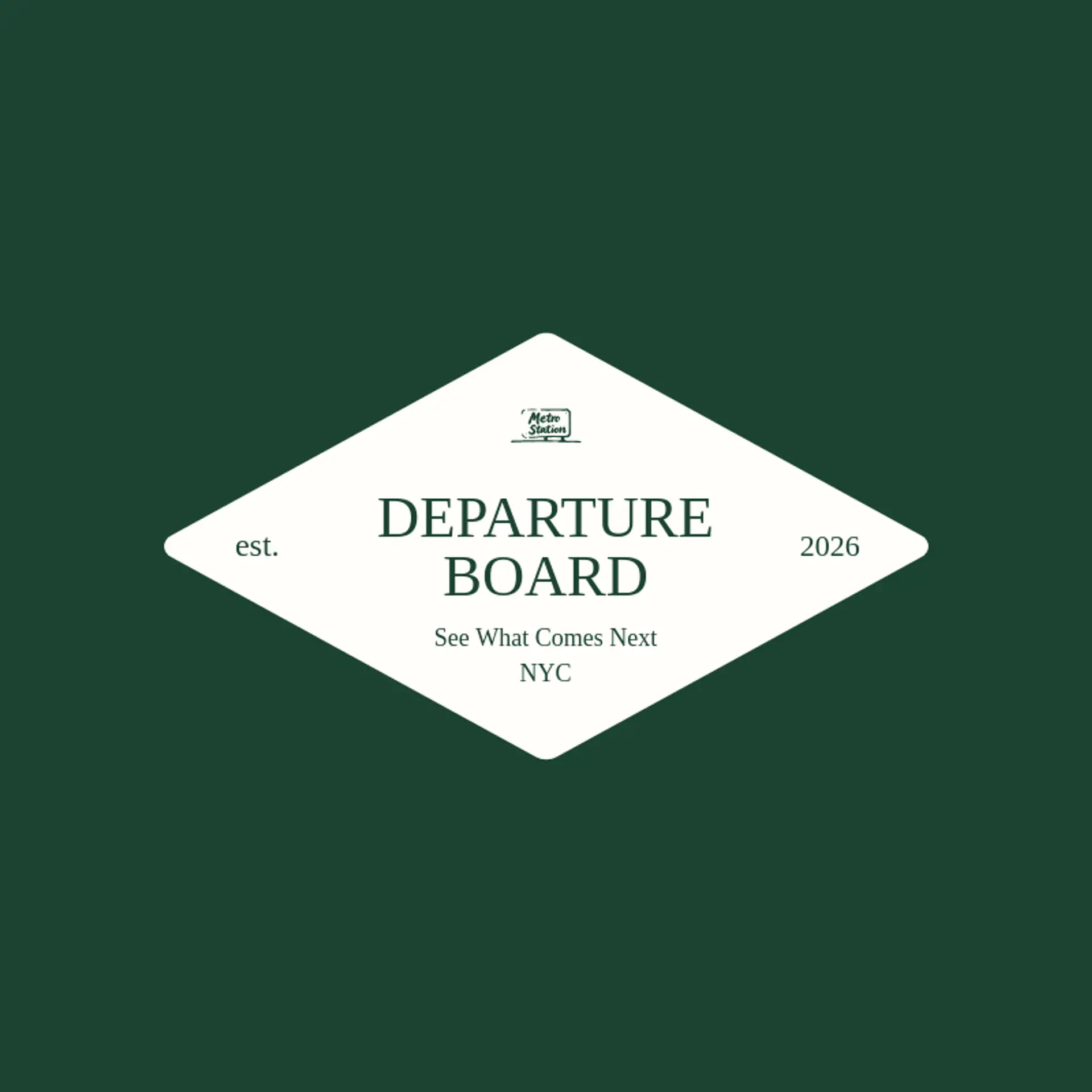 Departure Board logo for metro
