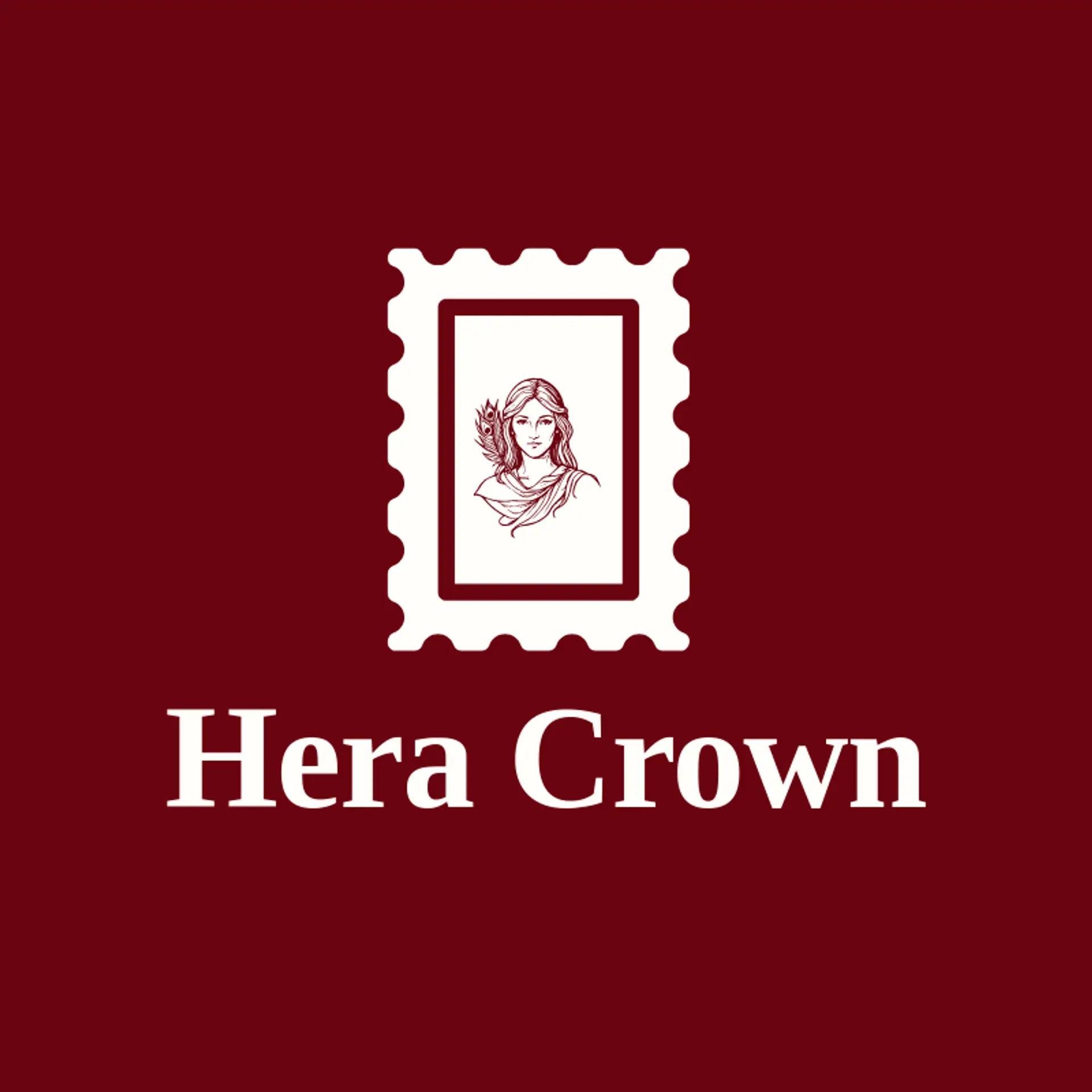 Hera Crown logo for greek god