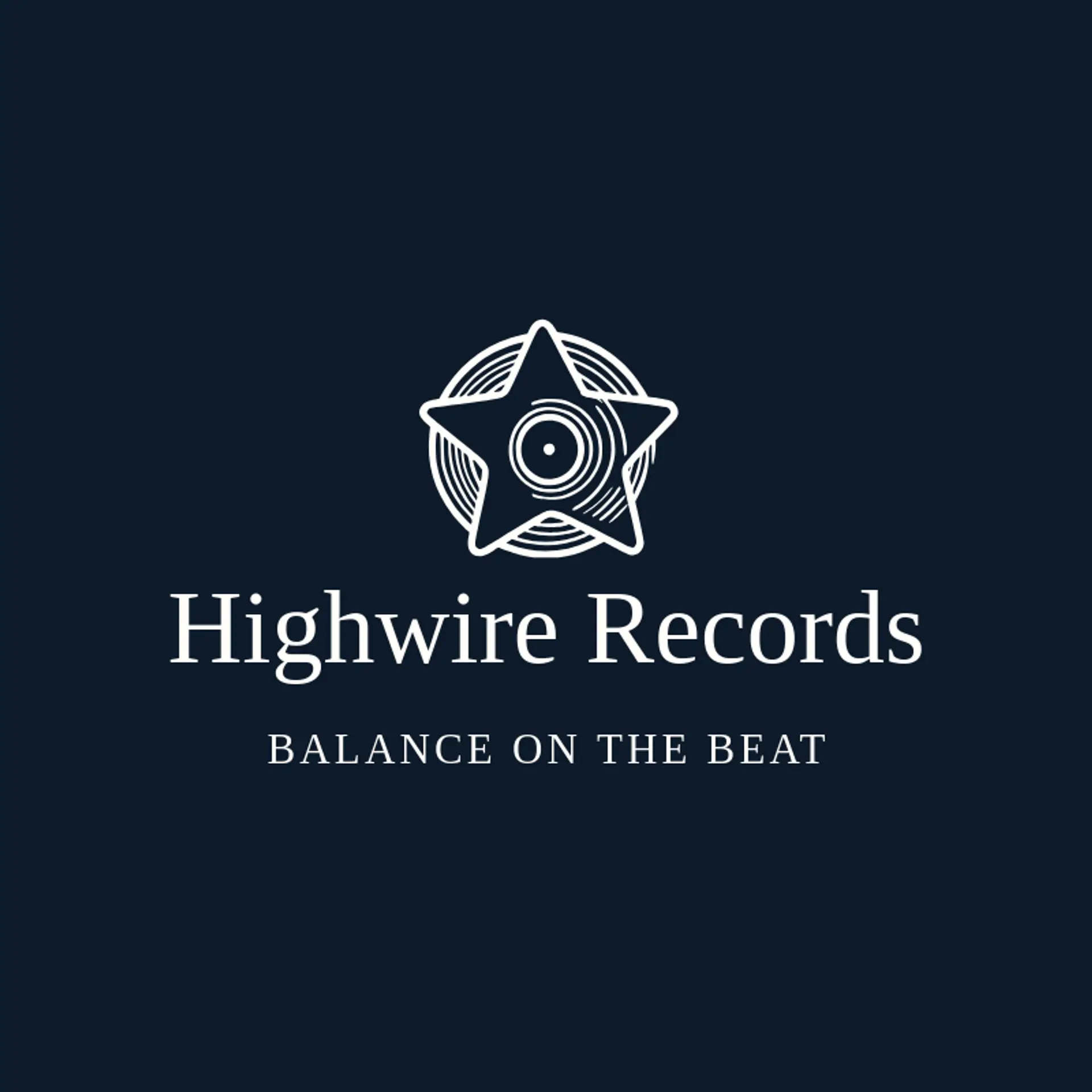 Highwire Records logo for rock and roll