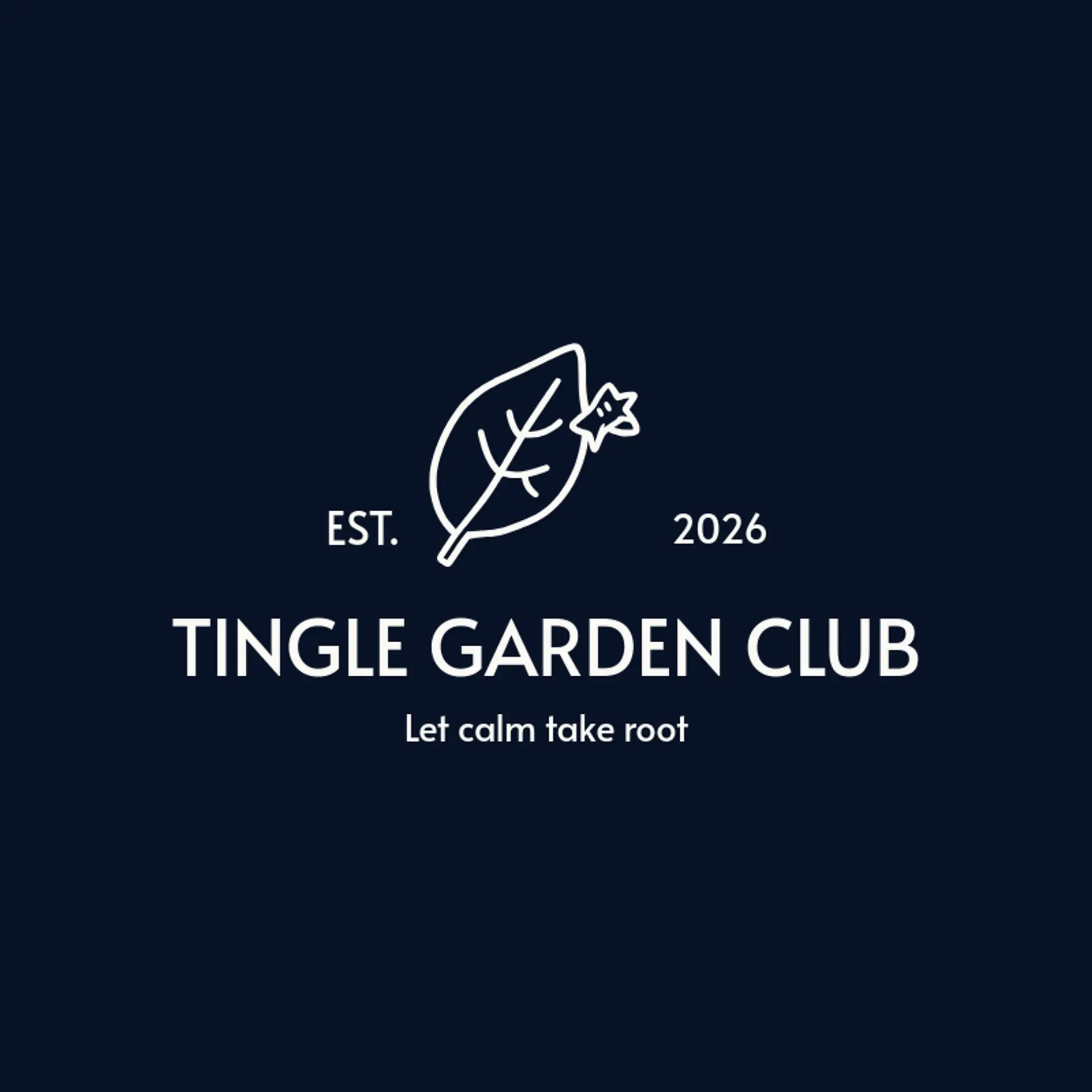 Tingle Garden Club logo for asmr