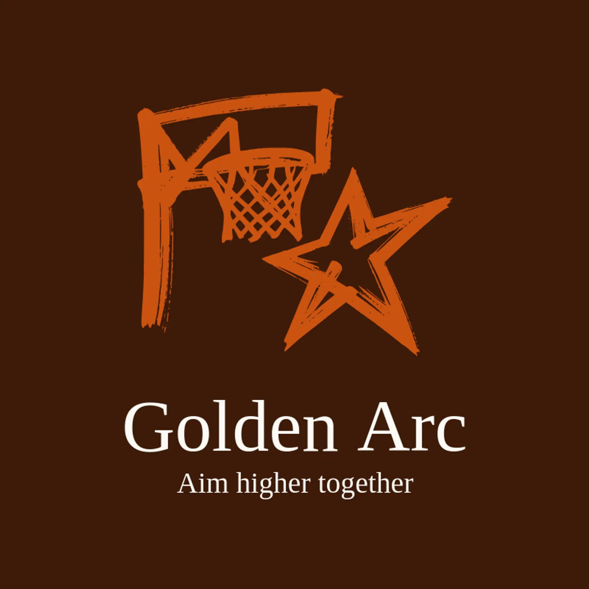 Golden Arc logo for sports team
