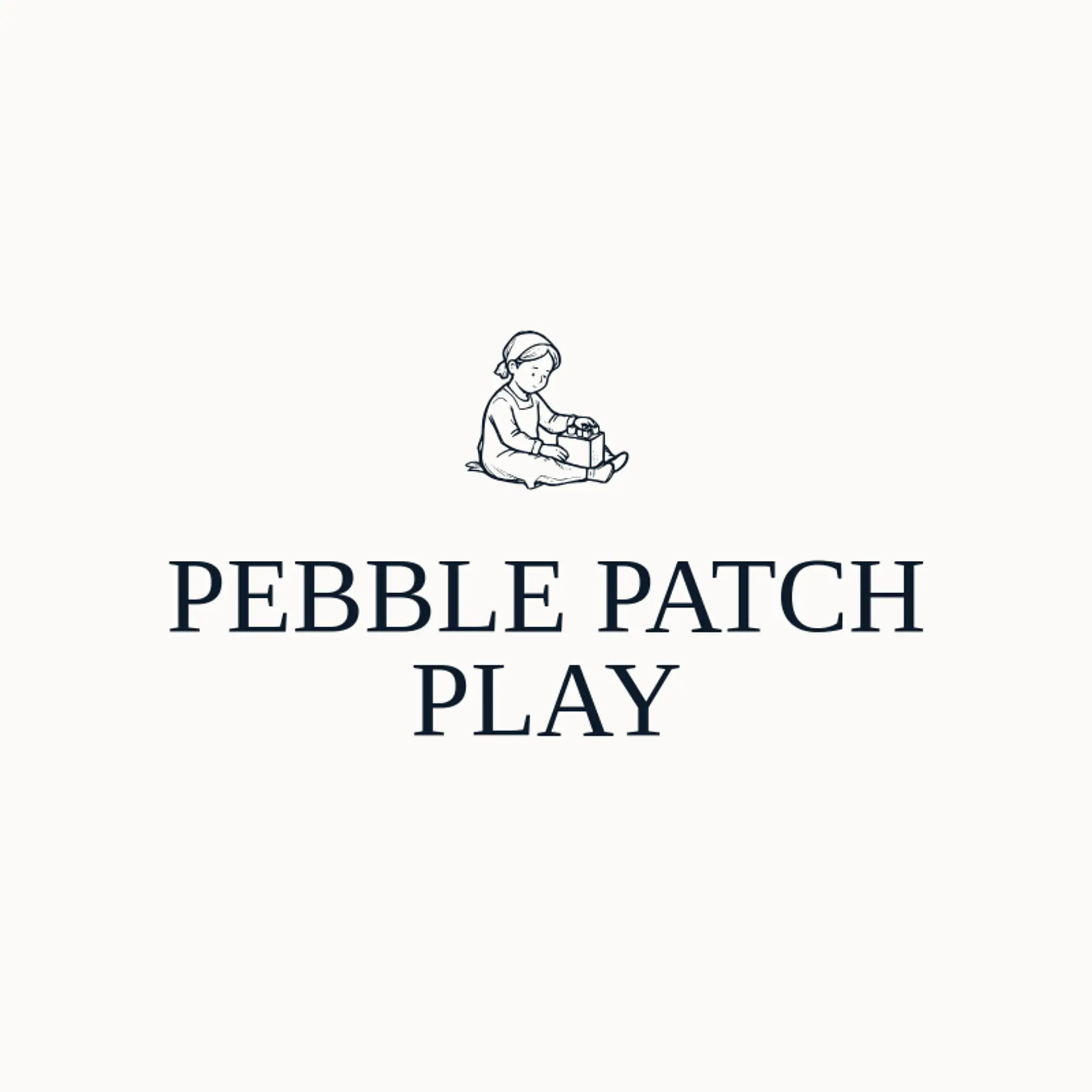Pebble Patch Play logo for babysitter