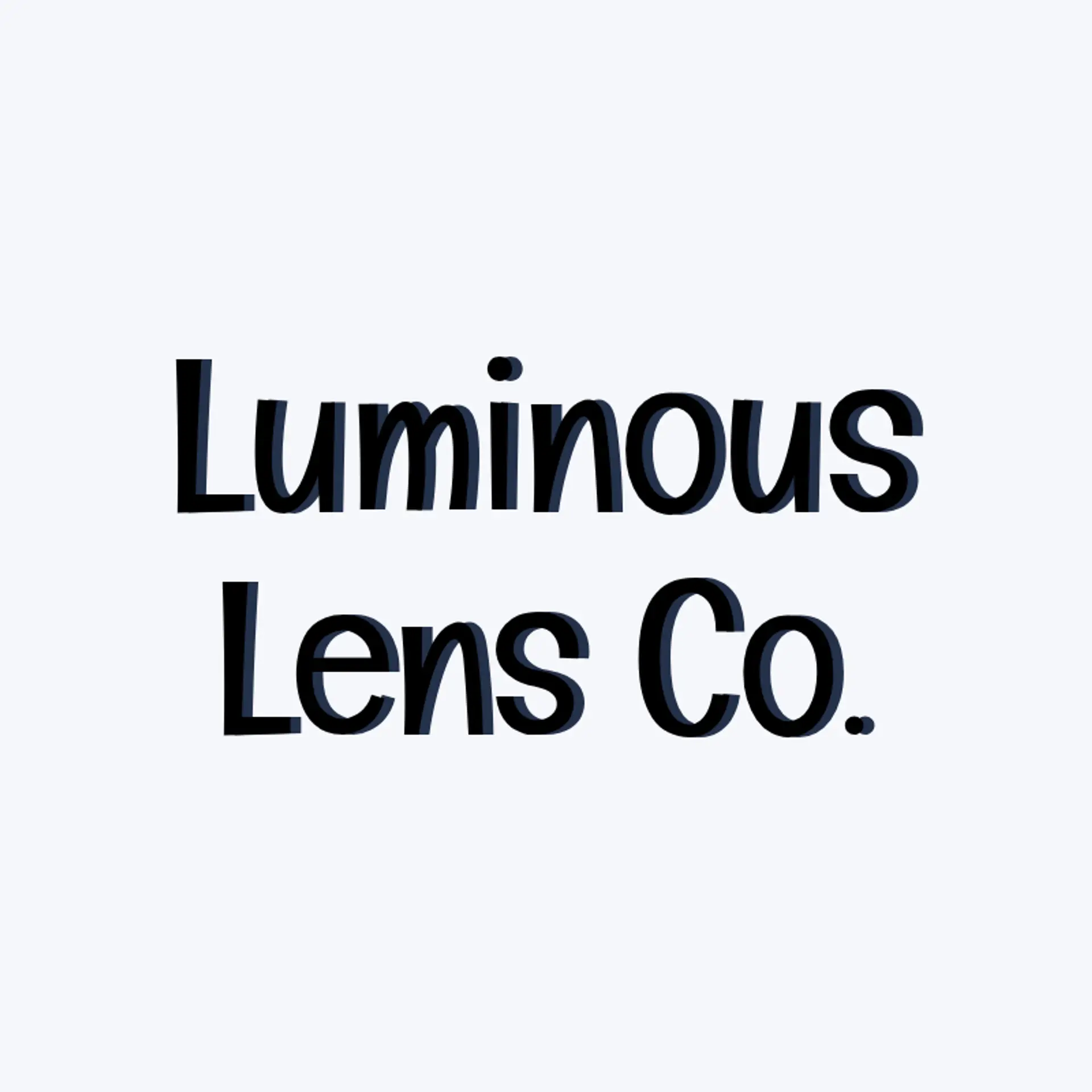 Luminous Lens Co. logo for photography business