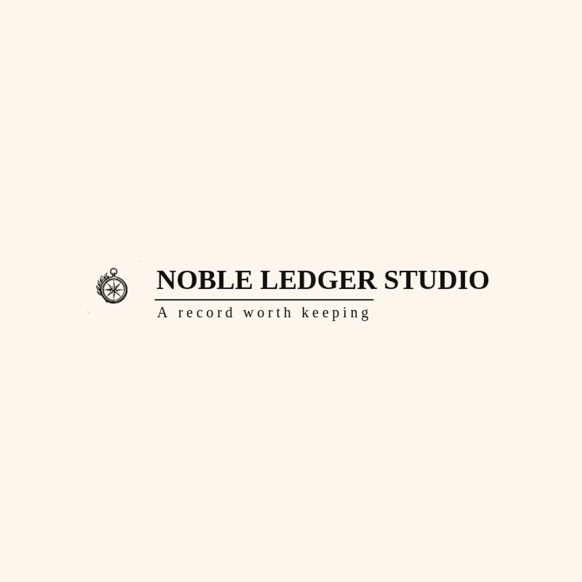 Noble Ledger Studio logo for official
