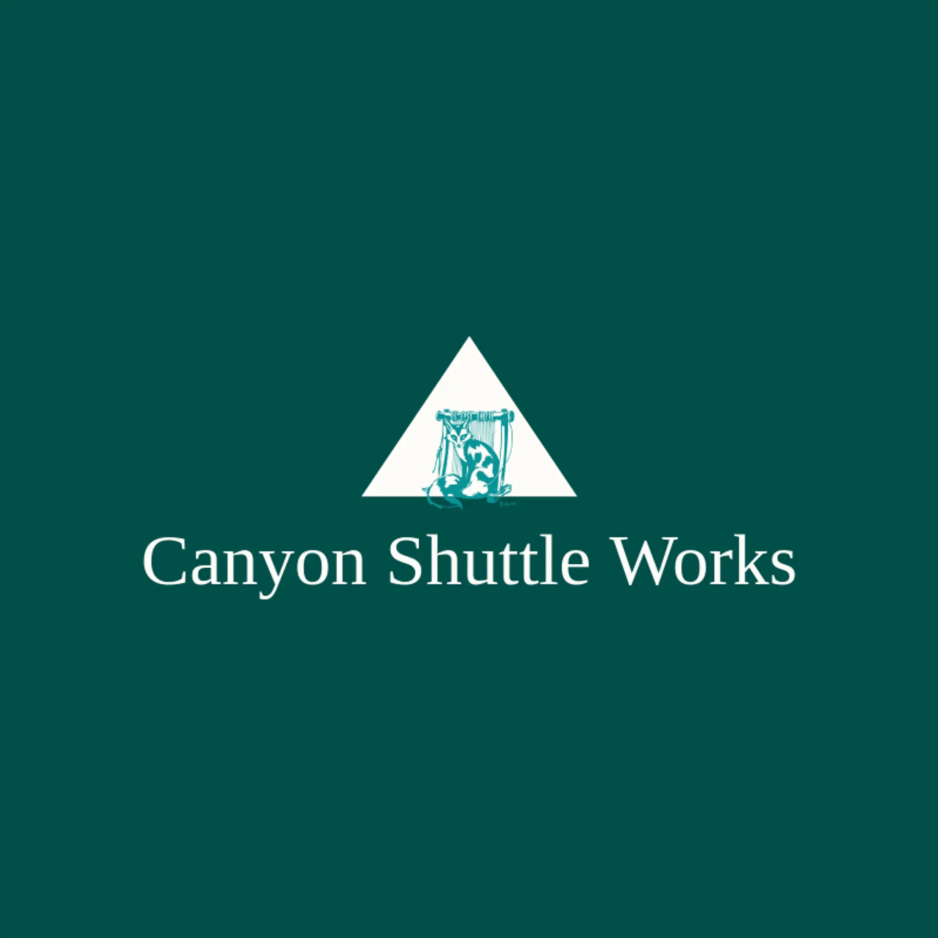 Canyon Shuttle Works logo for loom