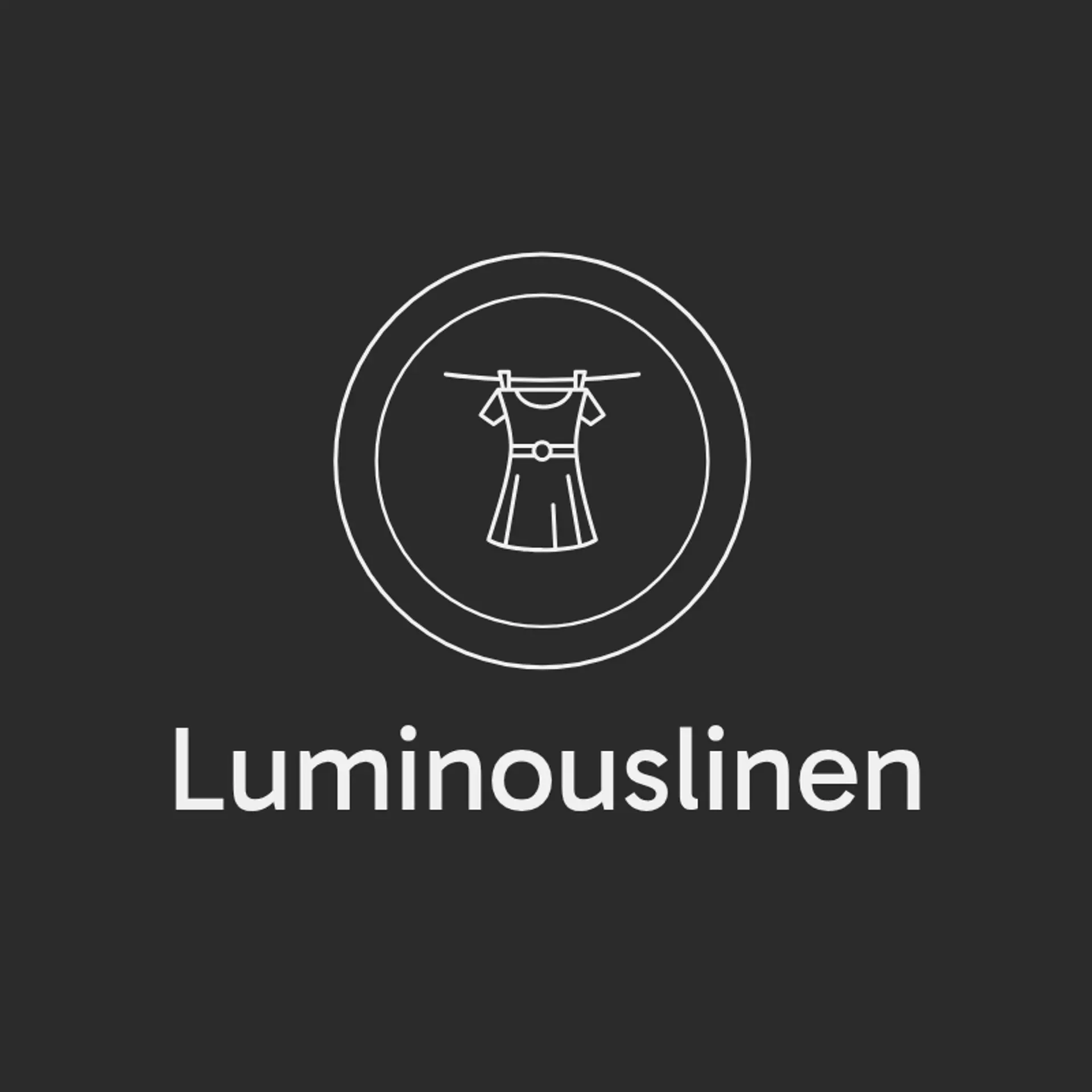 Luxe Laundry logo for dry cleaning