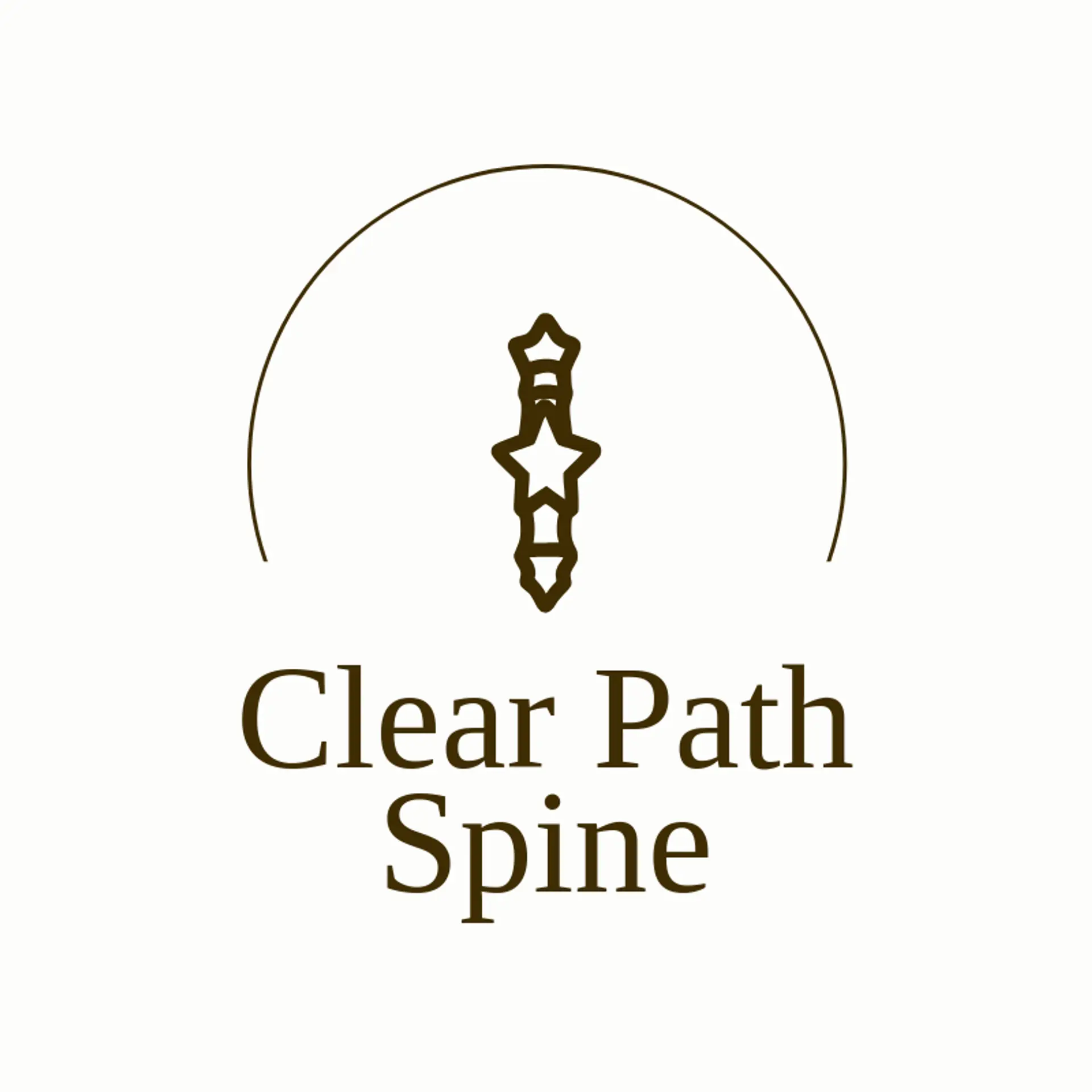 Clear Path Spine logo for spine