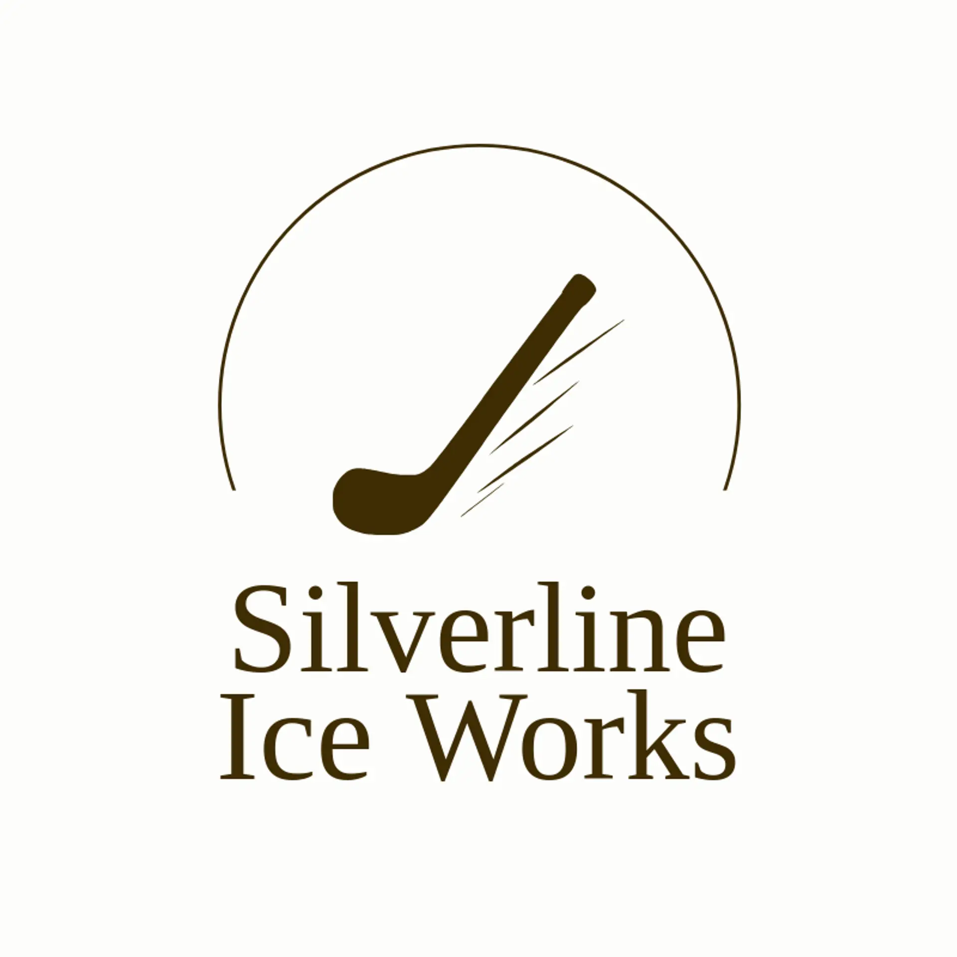 Silverline Ice Works logo for hockey stick