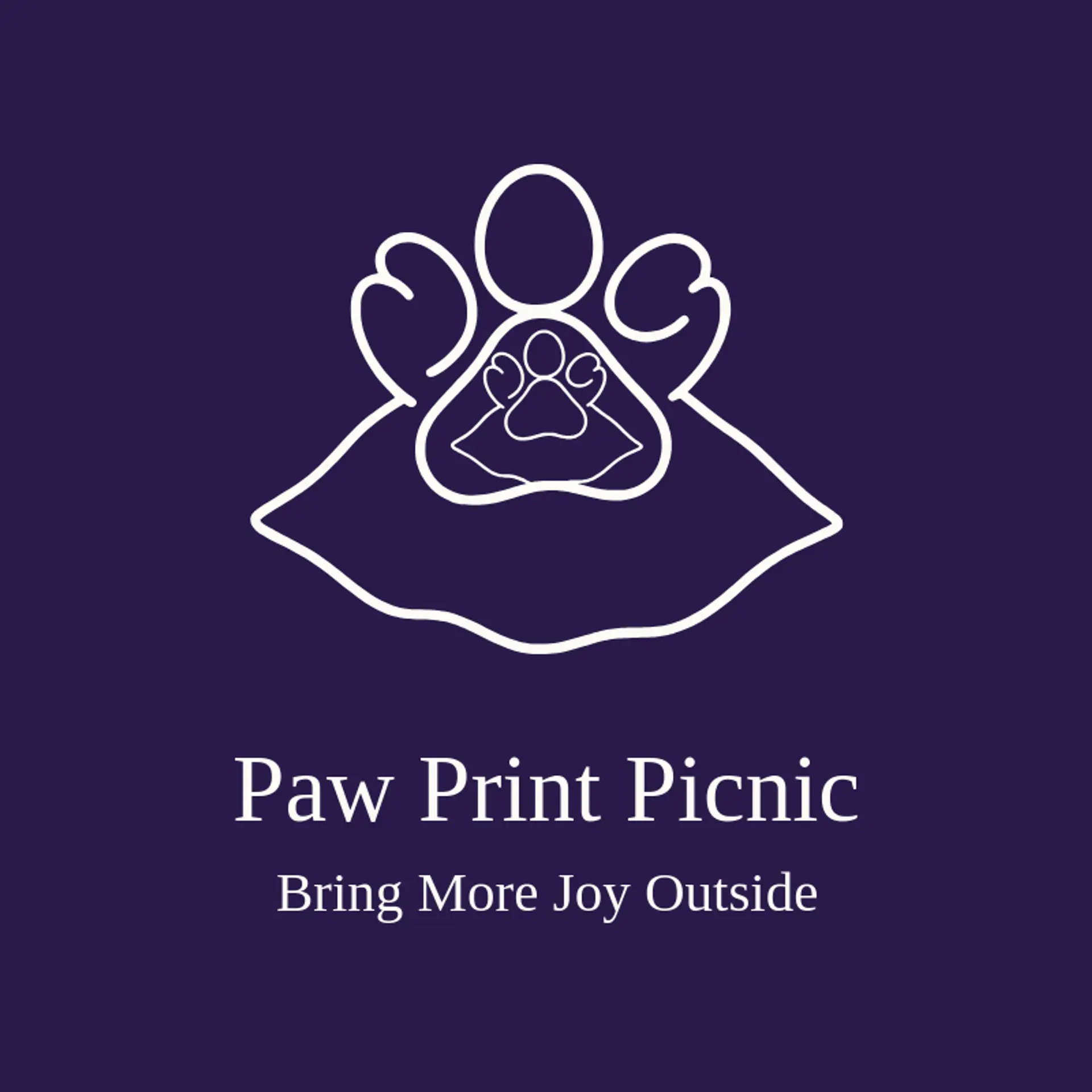 Paw Print Picnic logo for paw print