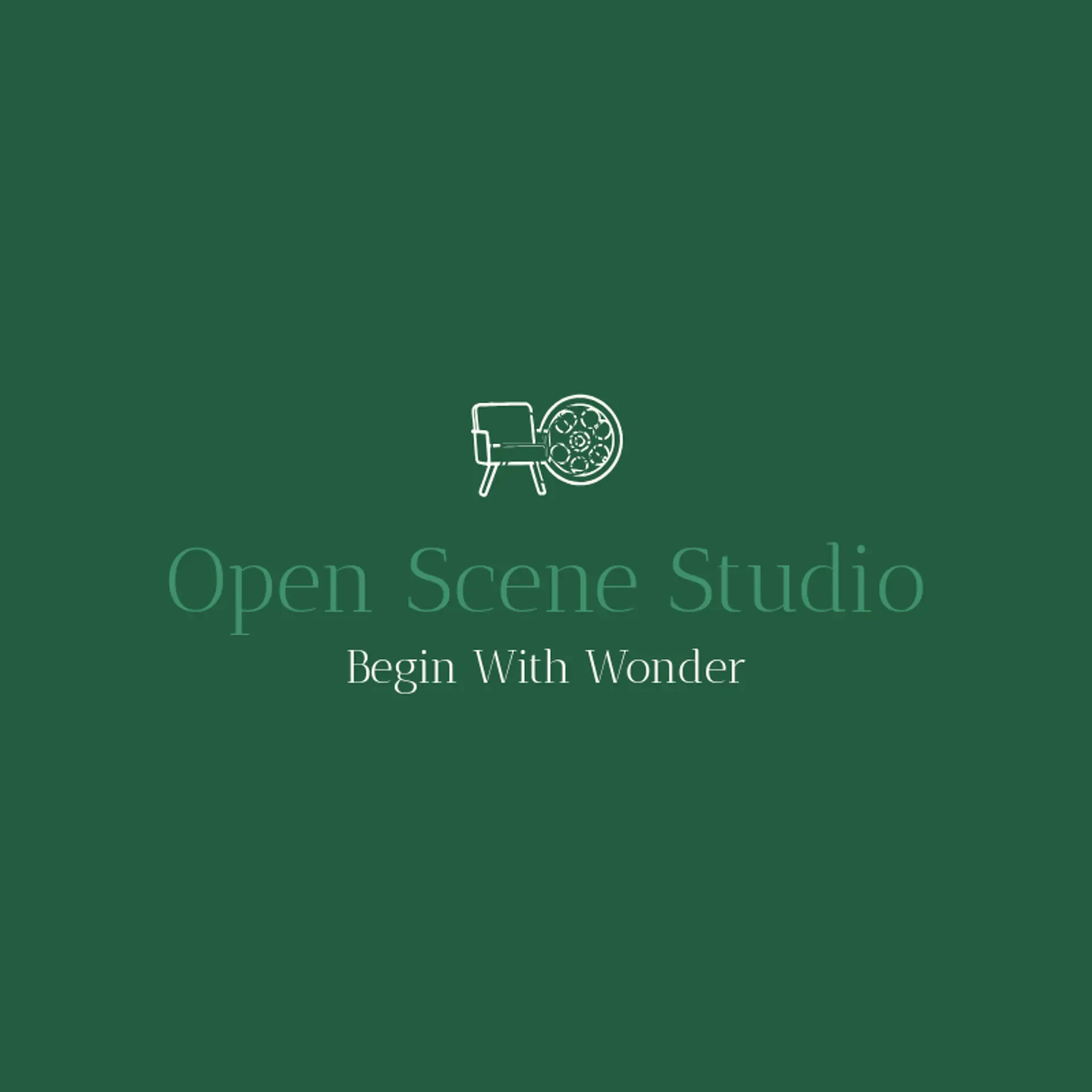 Open Scene Studio logo for cinematic