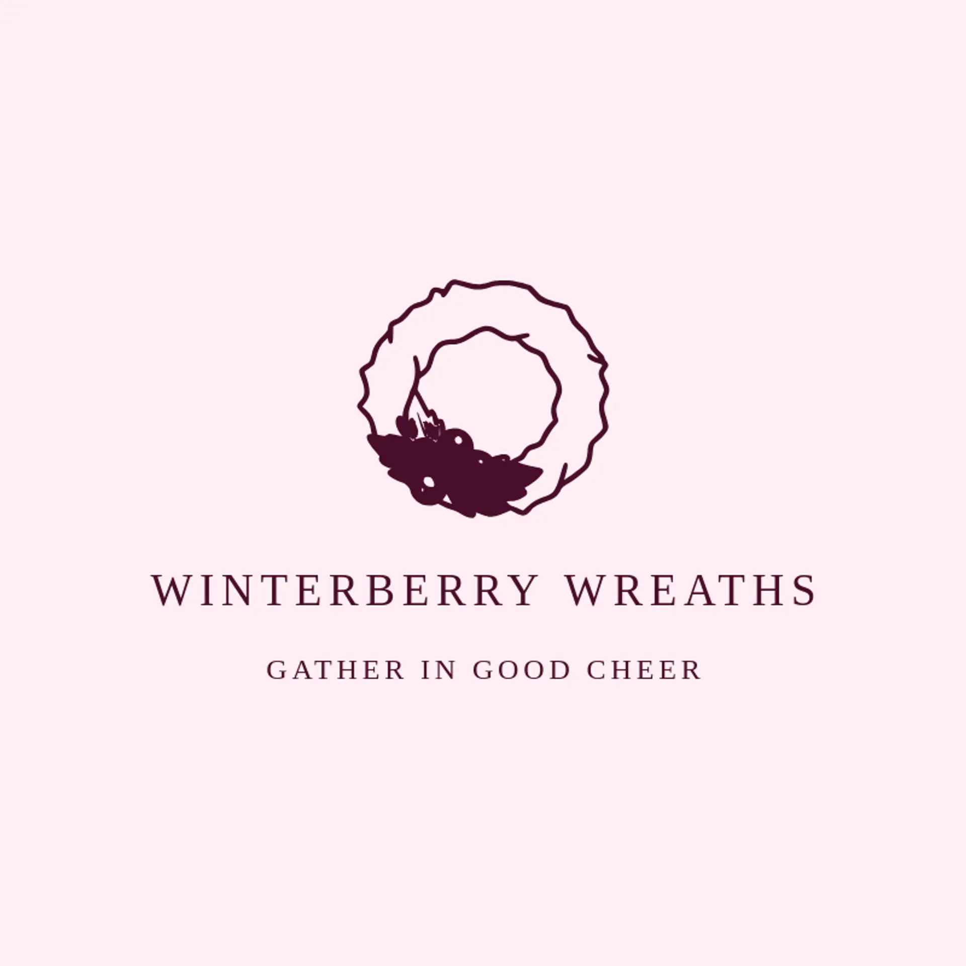 Winterberry Wreaths logo for holiday