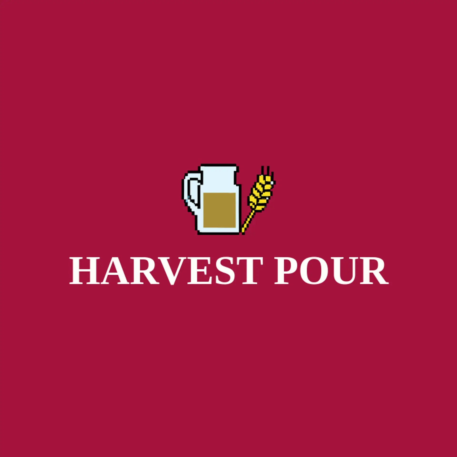 Harvest Pour logo for drink