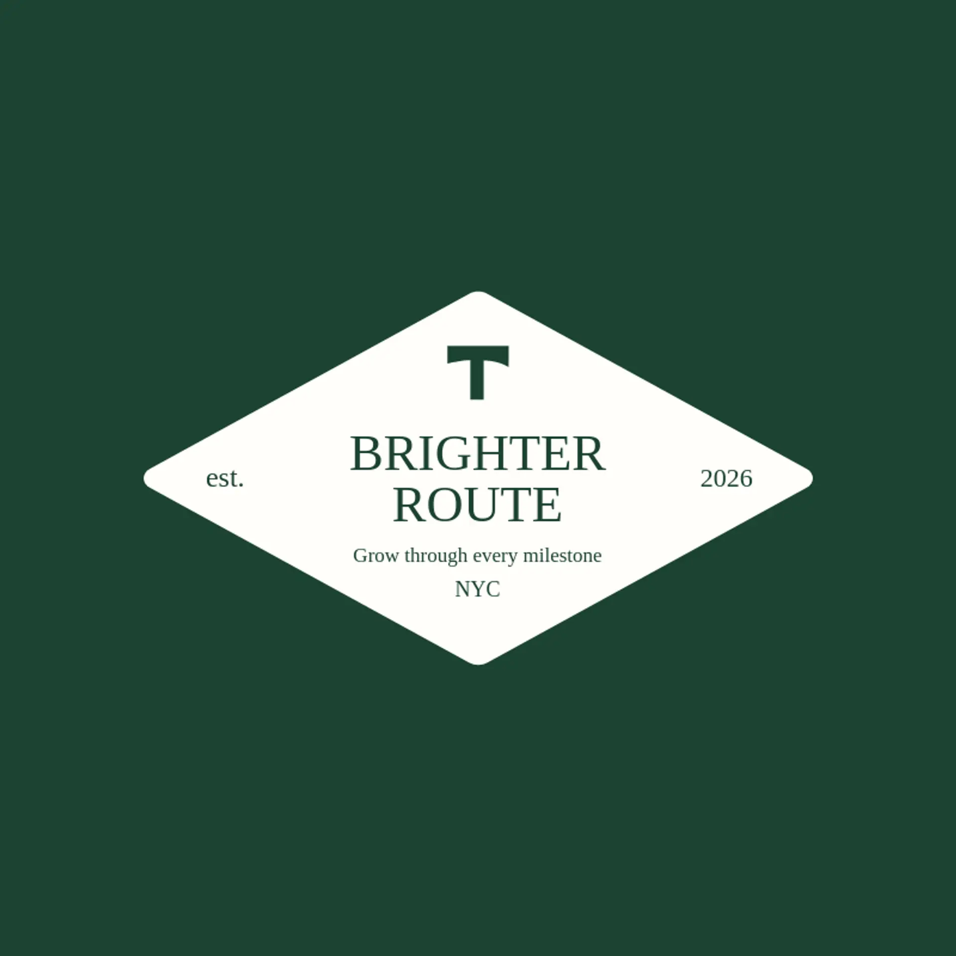 Brighter Route logo for goal