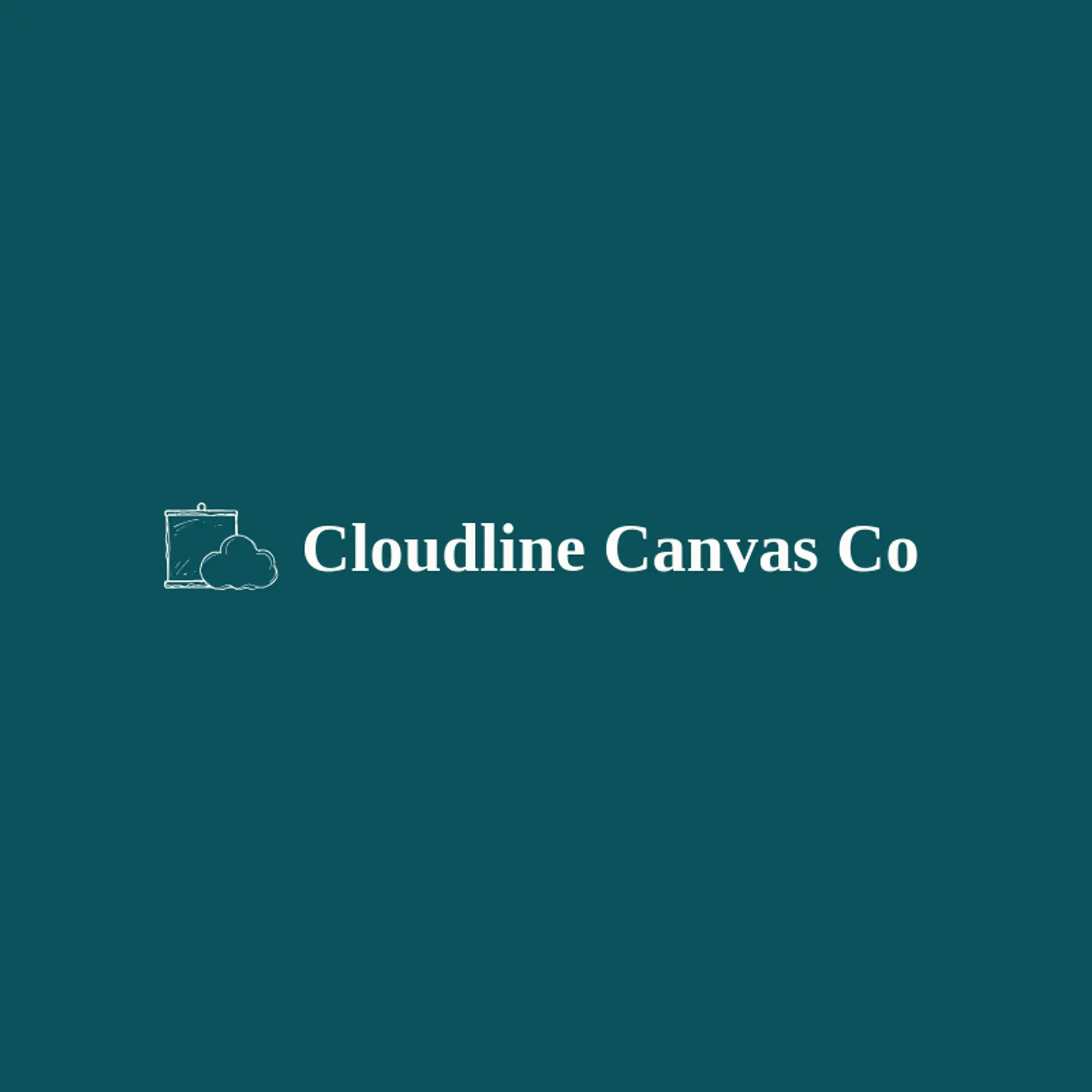 Cloudline Canvas Co logo for canvas