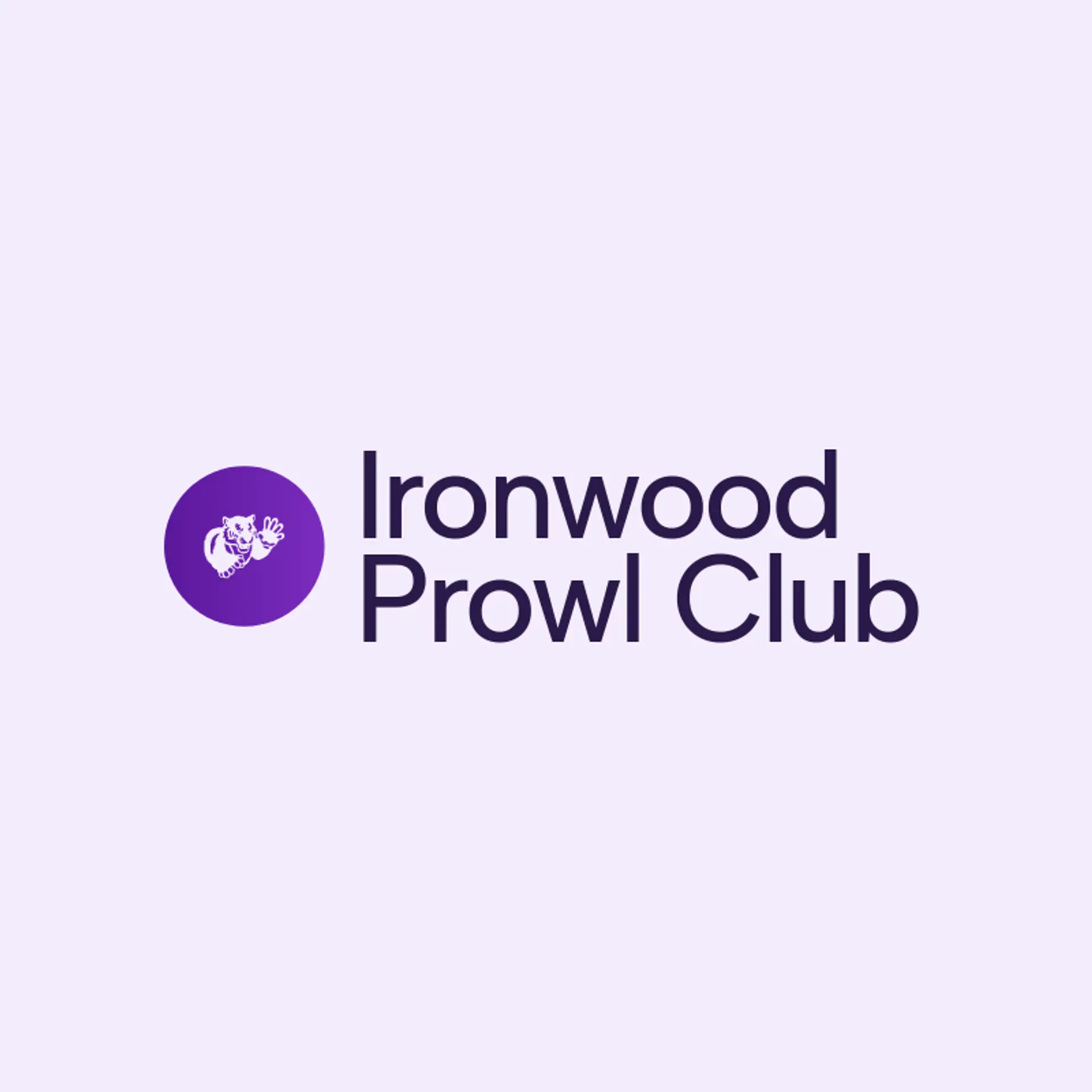 Ironwood Prowl Club logo for predator