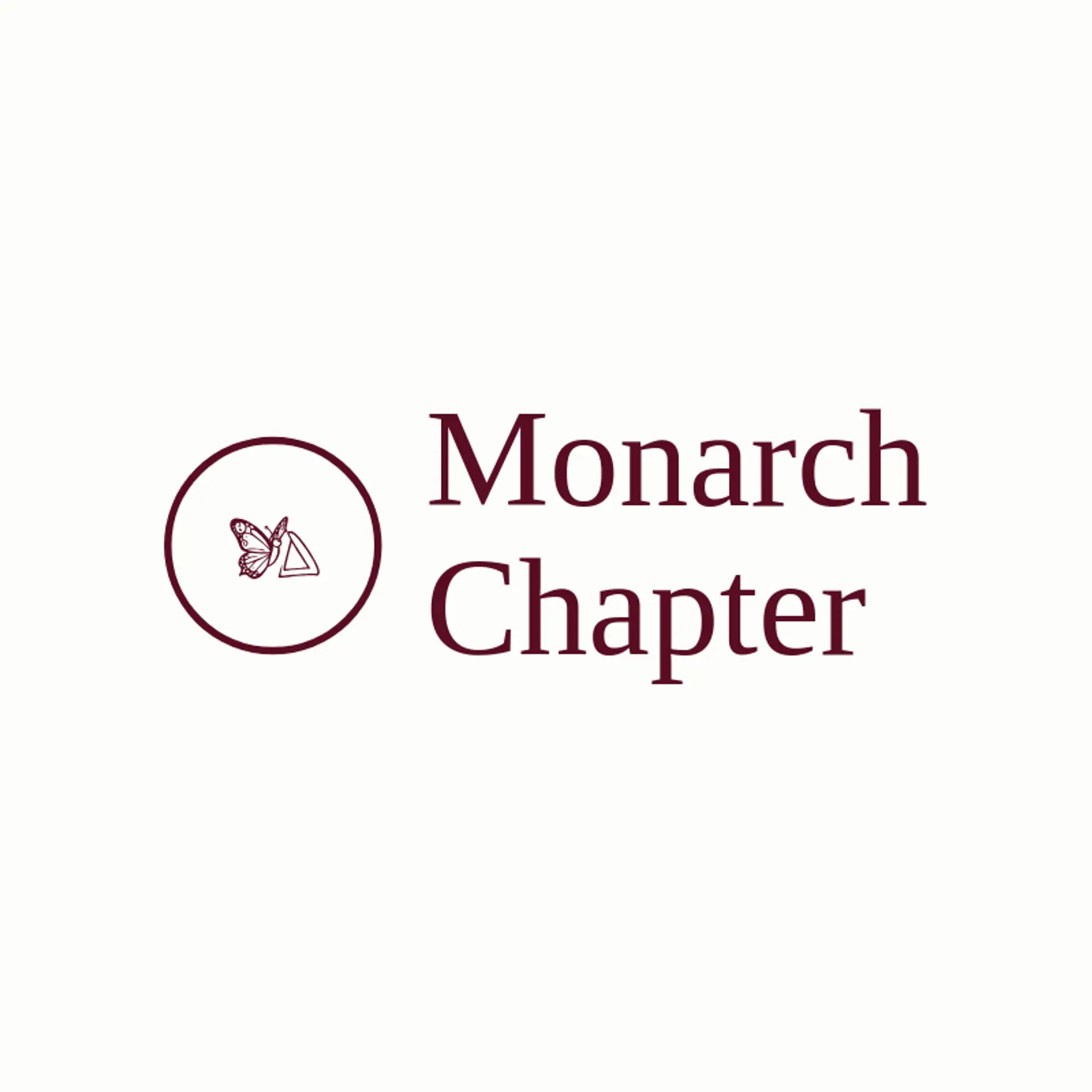 Monarch Chapter logo for fraternity