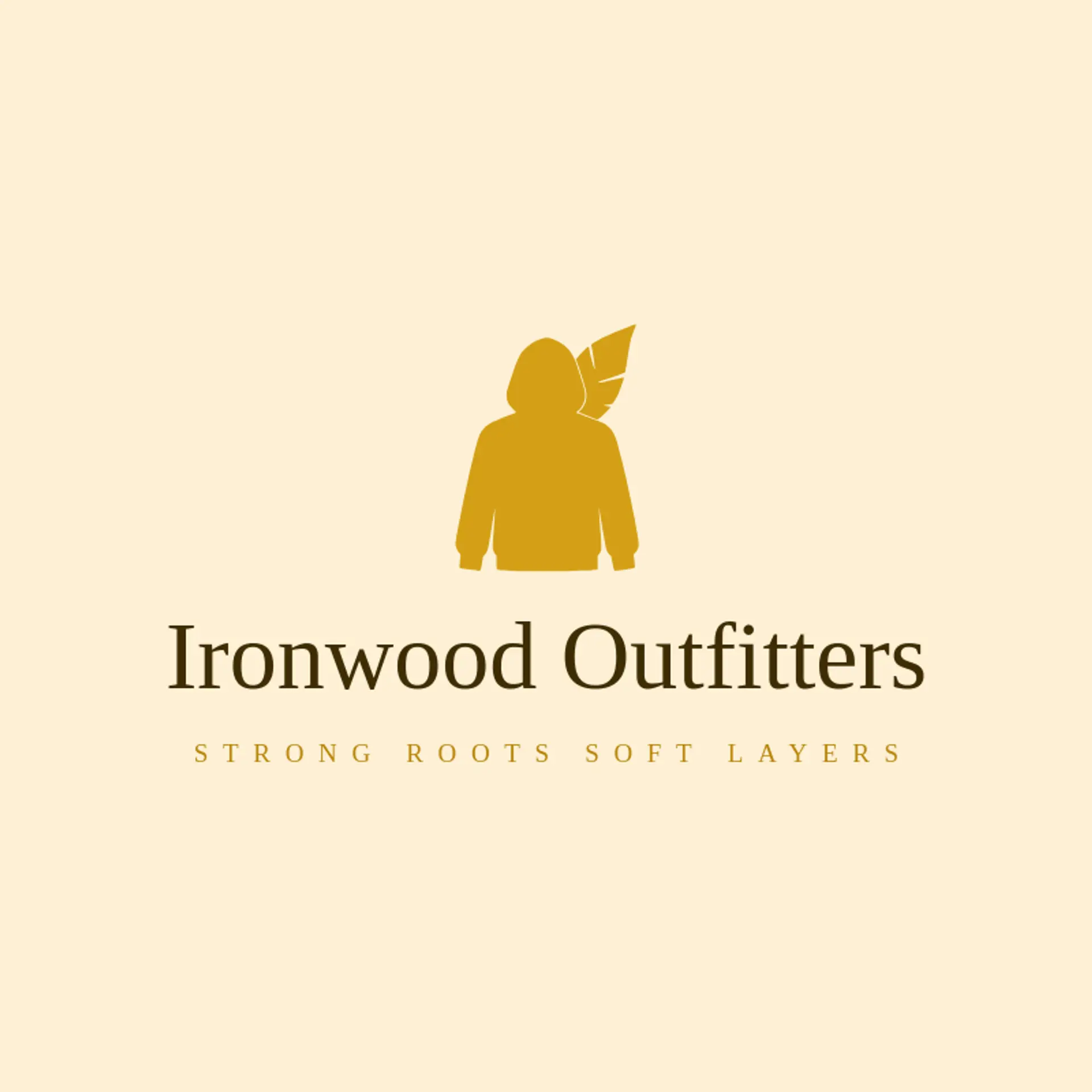 Ironwood Outfitters logo for hoodie