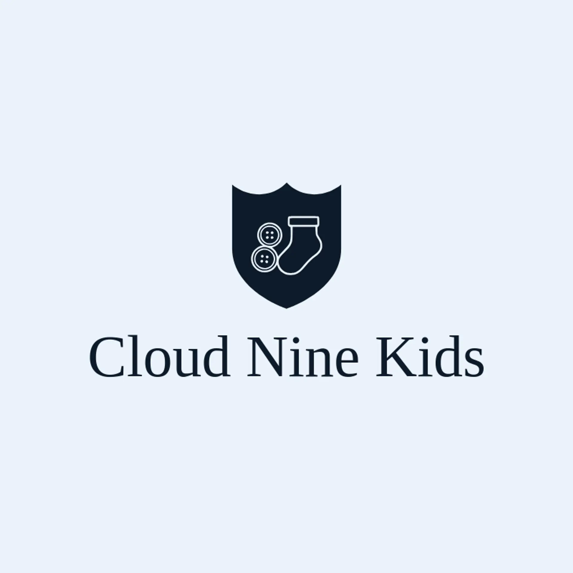 Cloud Nine Kids logo for kids clothing