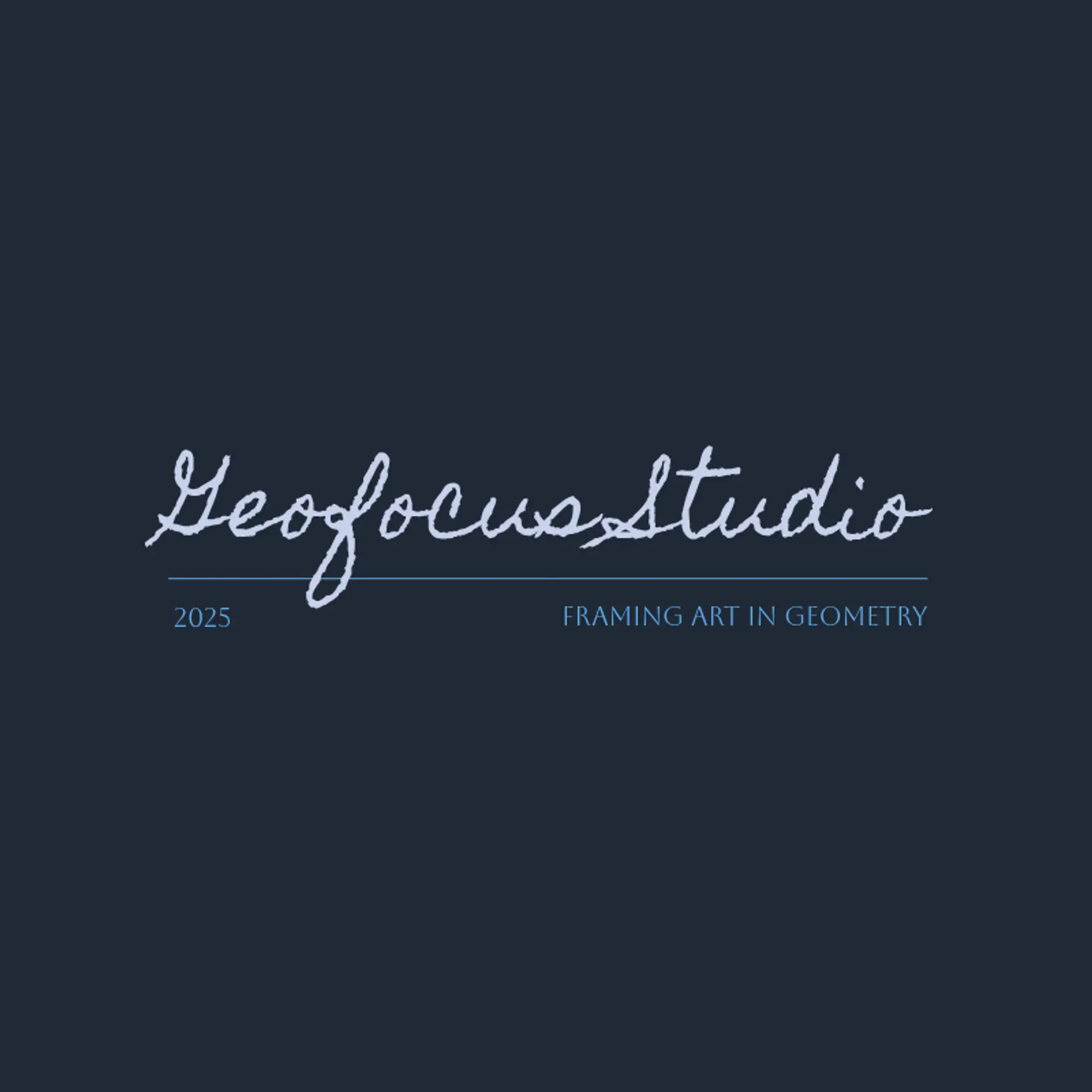 GeoLens Studio logo for geometric photography