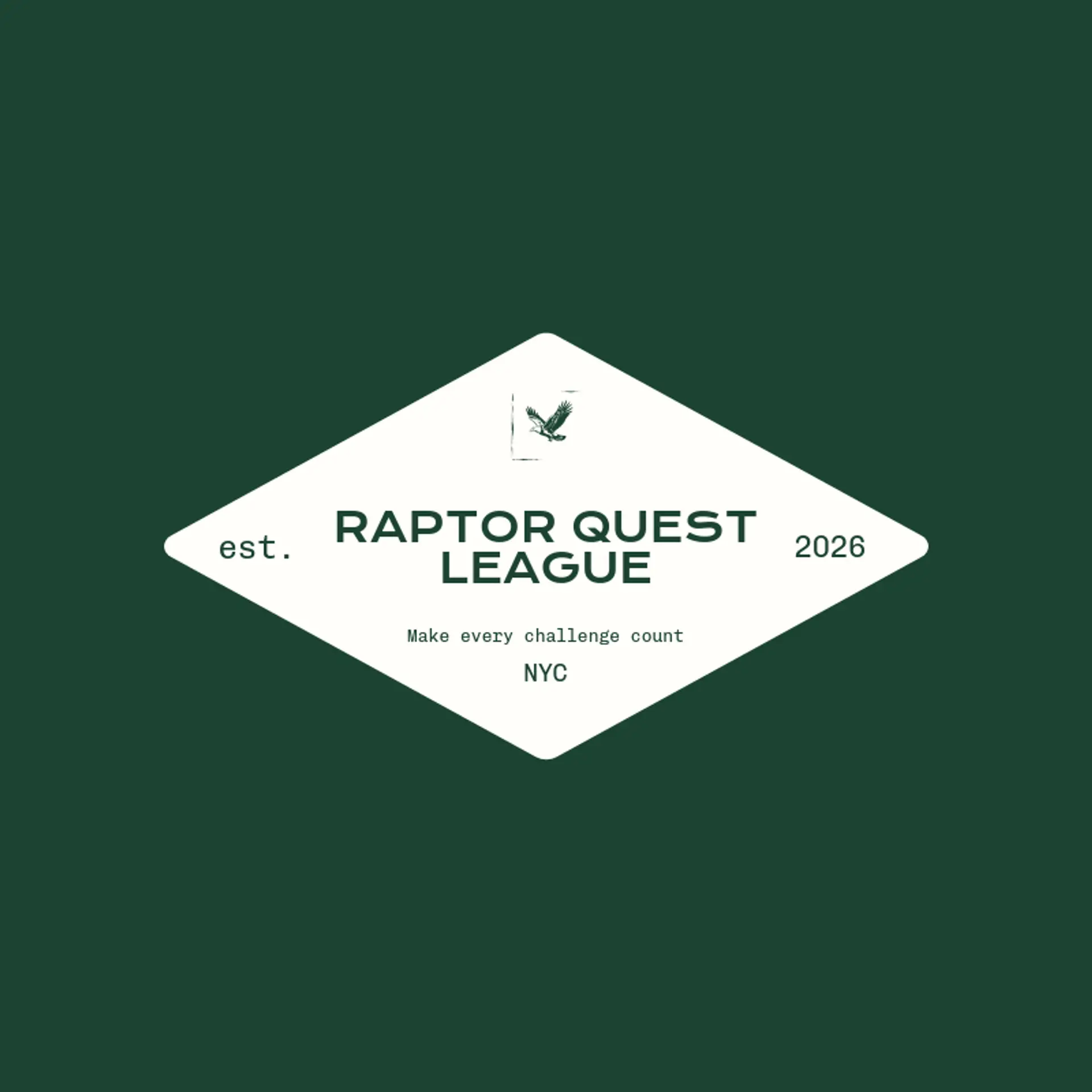 Raptor Quest League logo for raptor