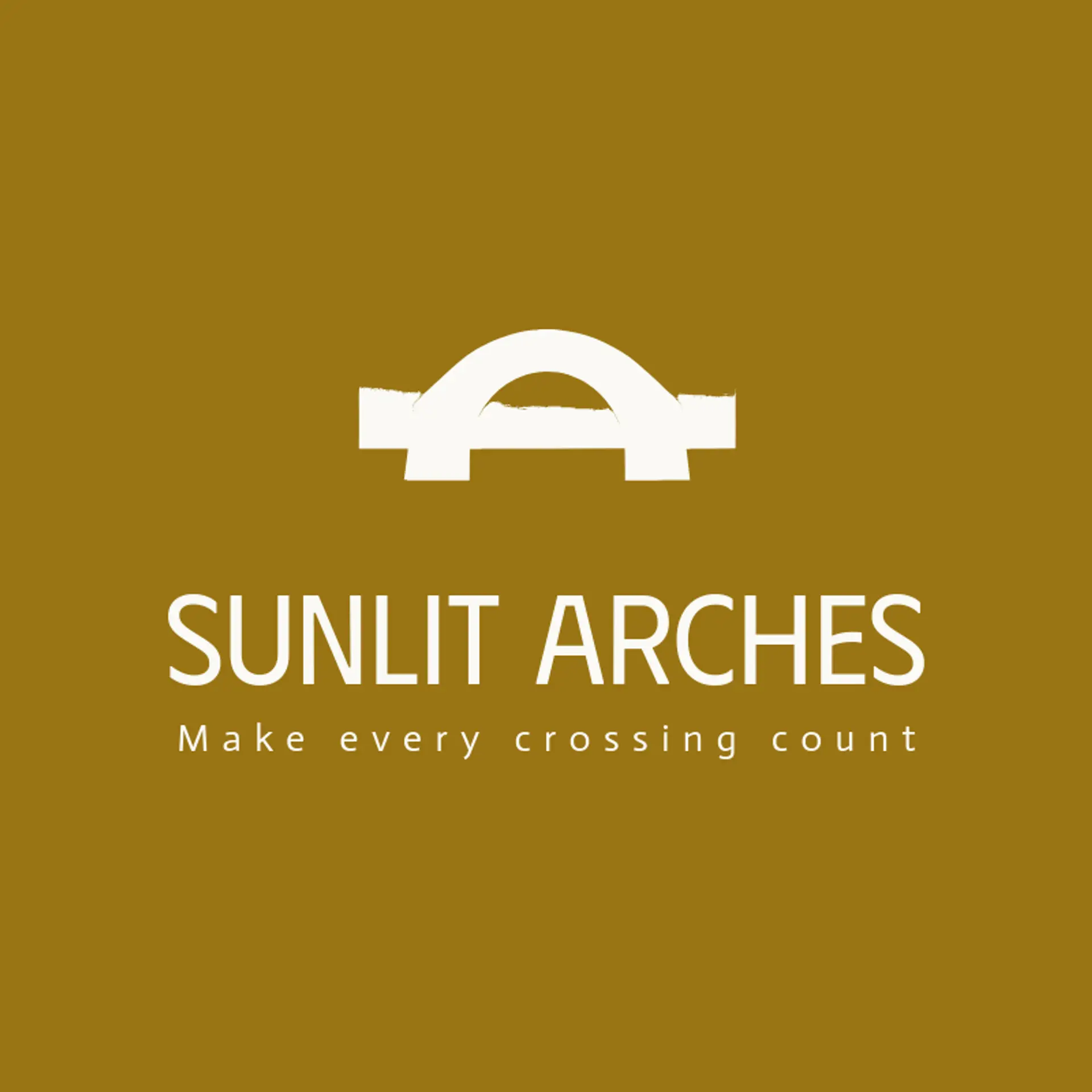 Sunlit Arches logo for bridge