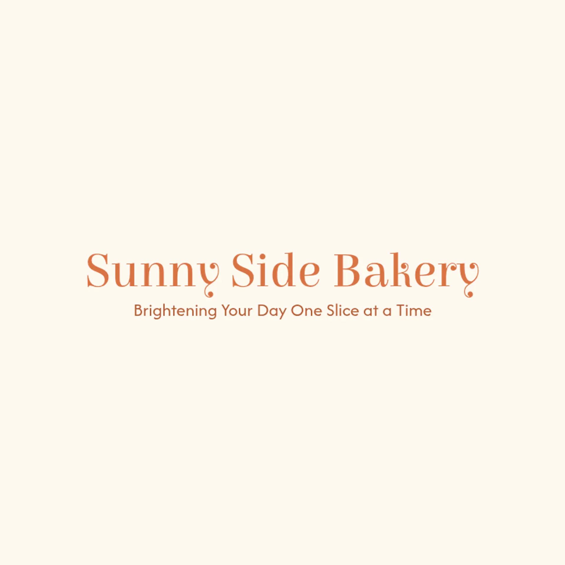 Sunny Side Bakery logo for creative bakery