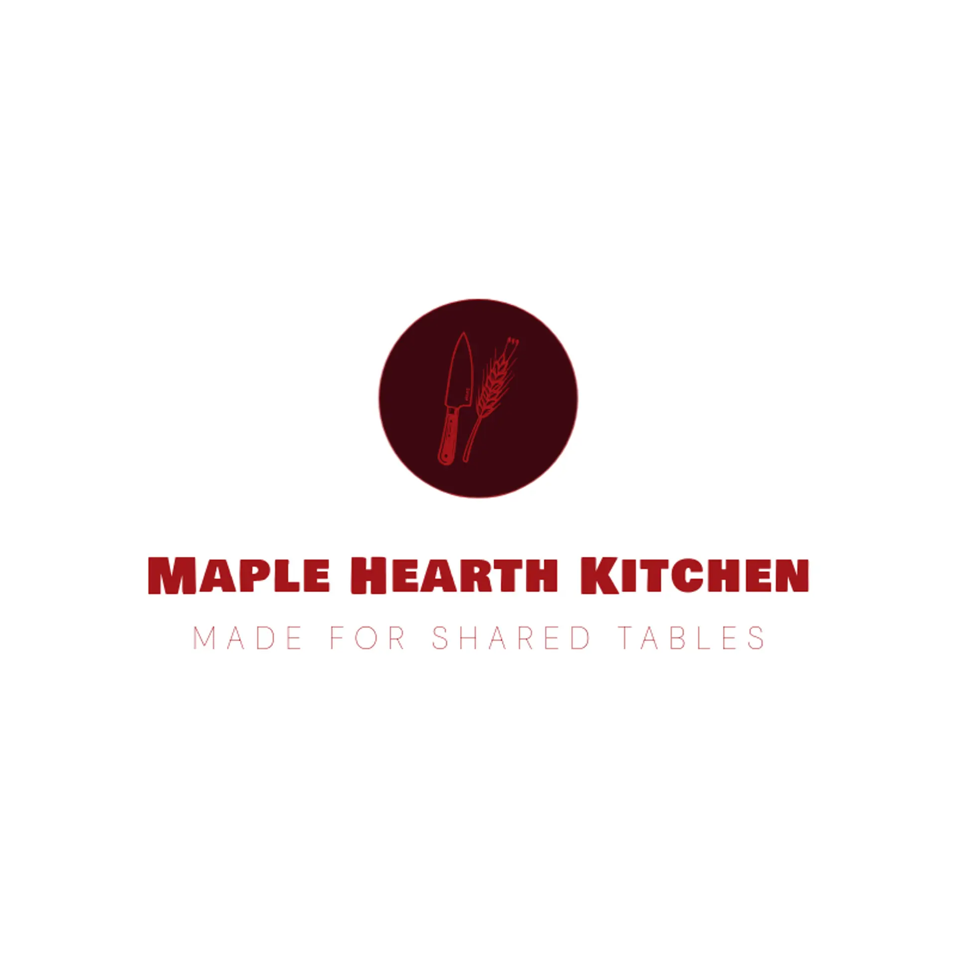 Maple Hearth Kitchen logo for kitchen