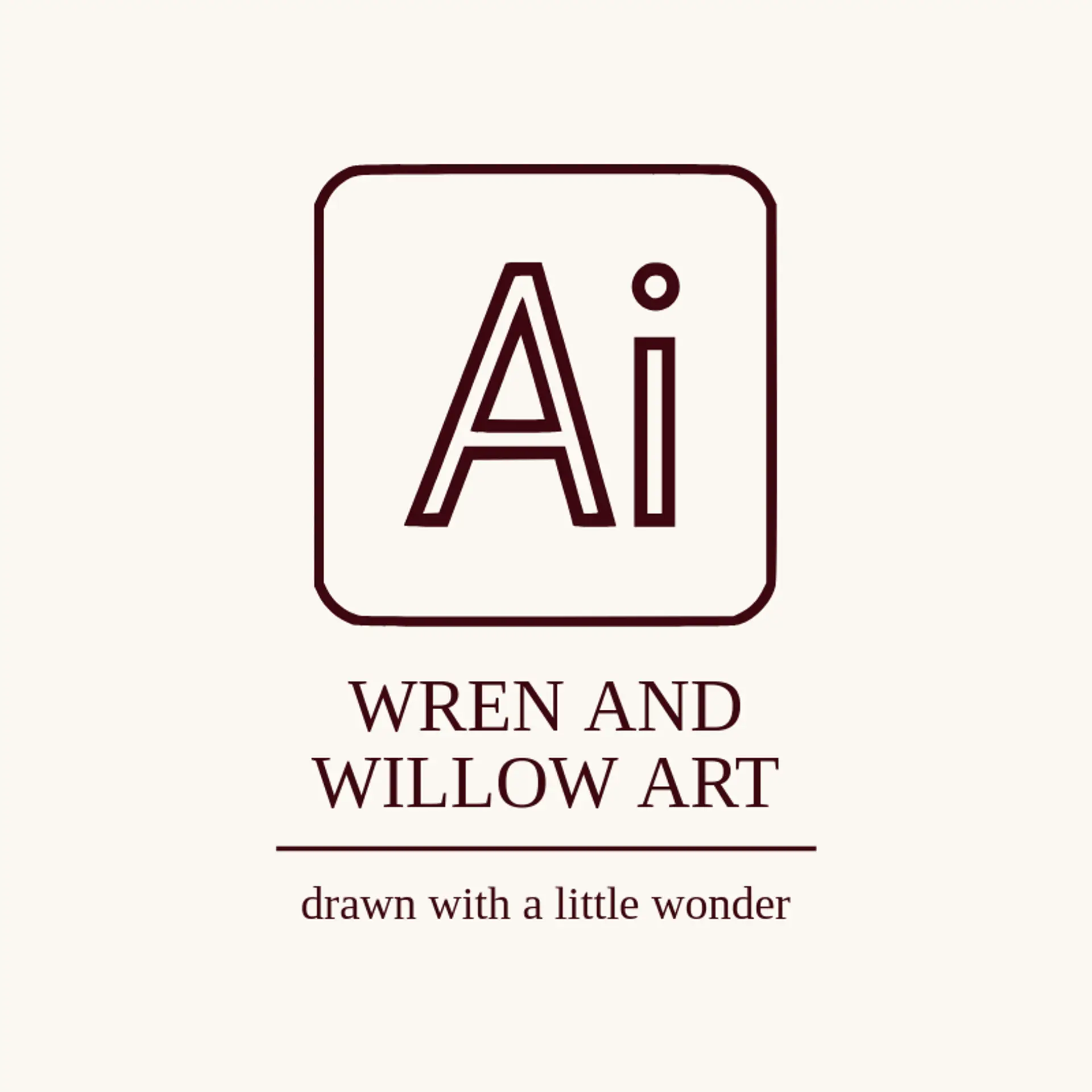 Wren and Willow Art logo for illustrator