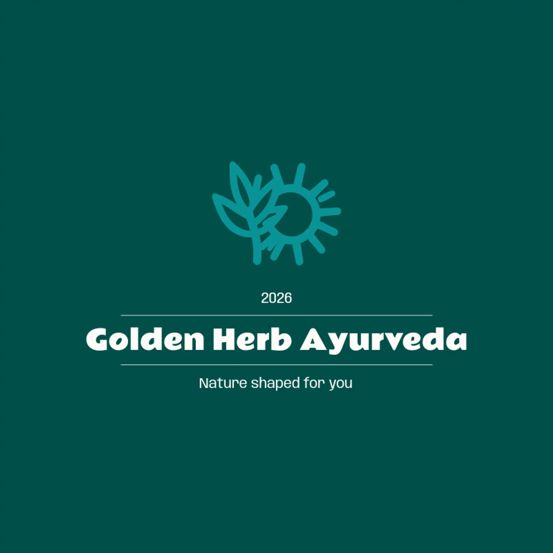 Golden Herb Ayurveda logo for ayurvedic