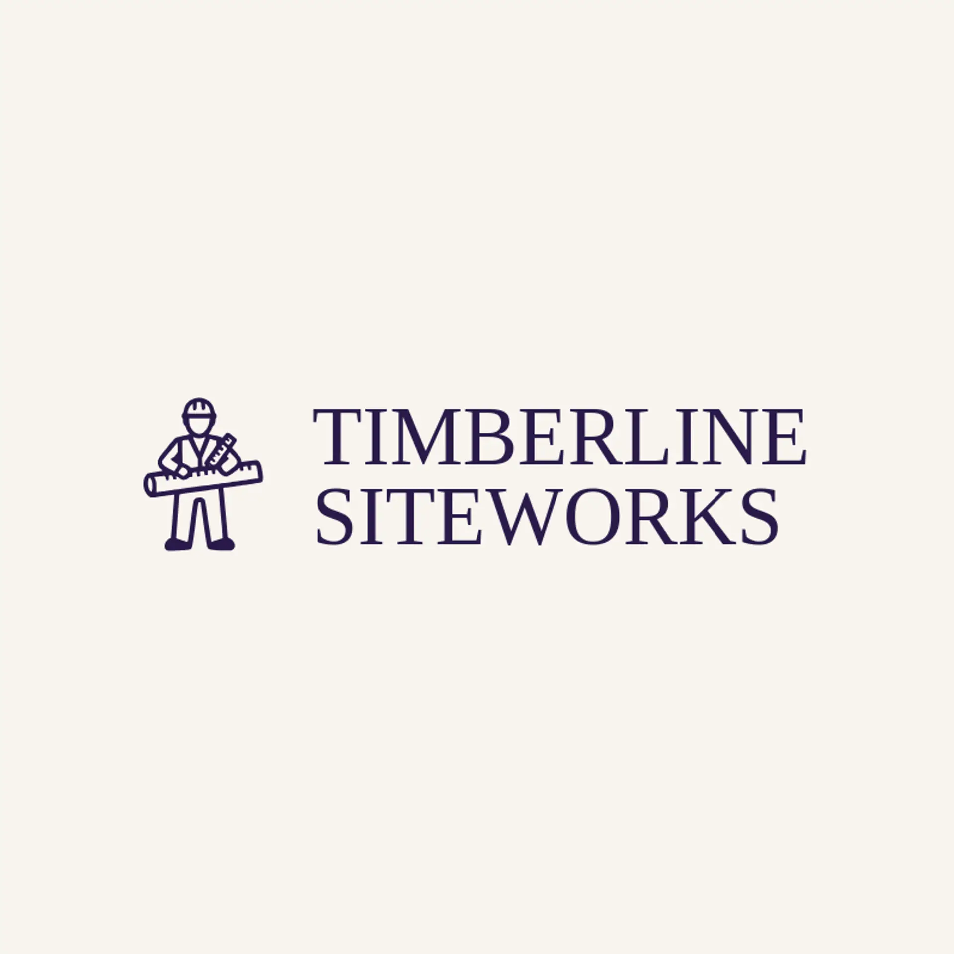Timberline Siteworks logo for general contractor
