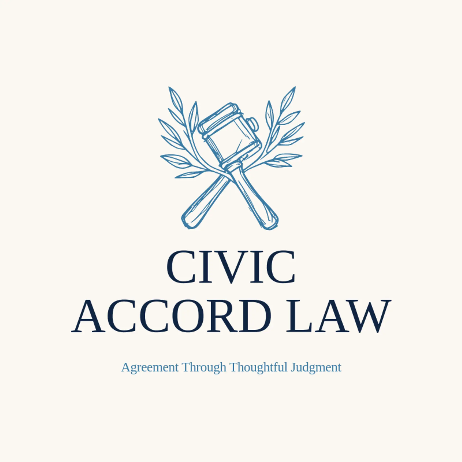 Civic Accord Law logo for judge