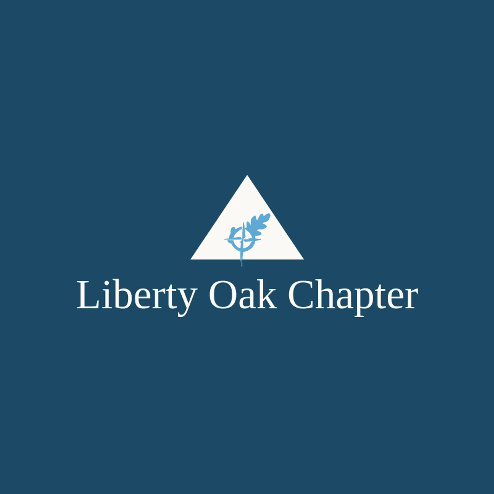 Liberty Oak Chapter logo for fraternity