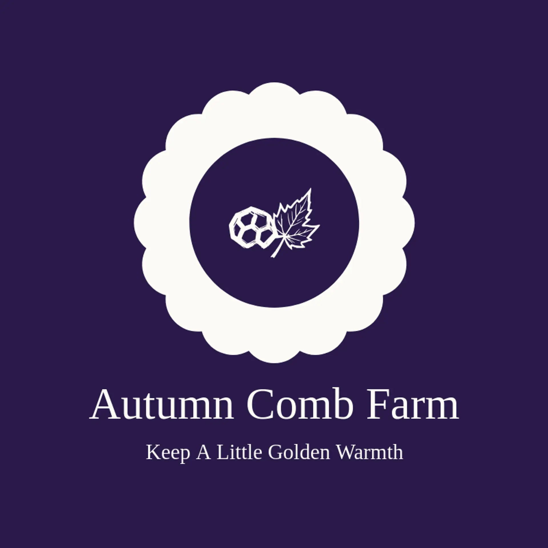 Autumn Comb Farm logo for honeycomb