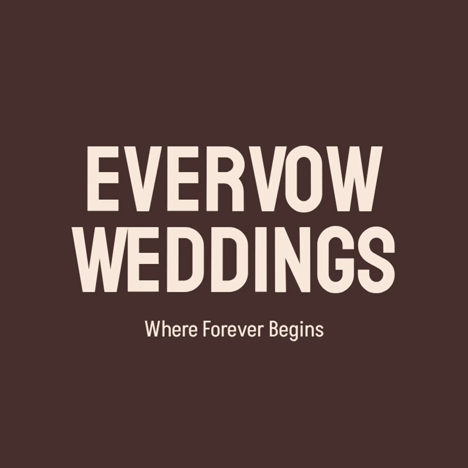 Serene Vows logo for wedding