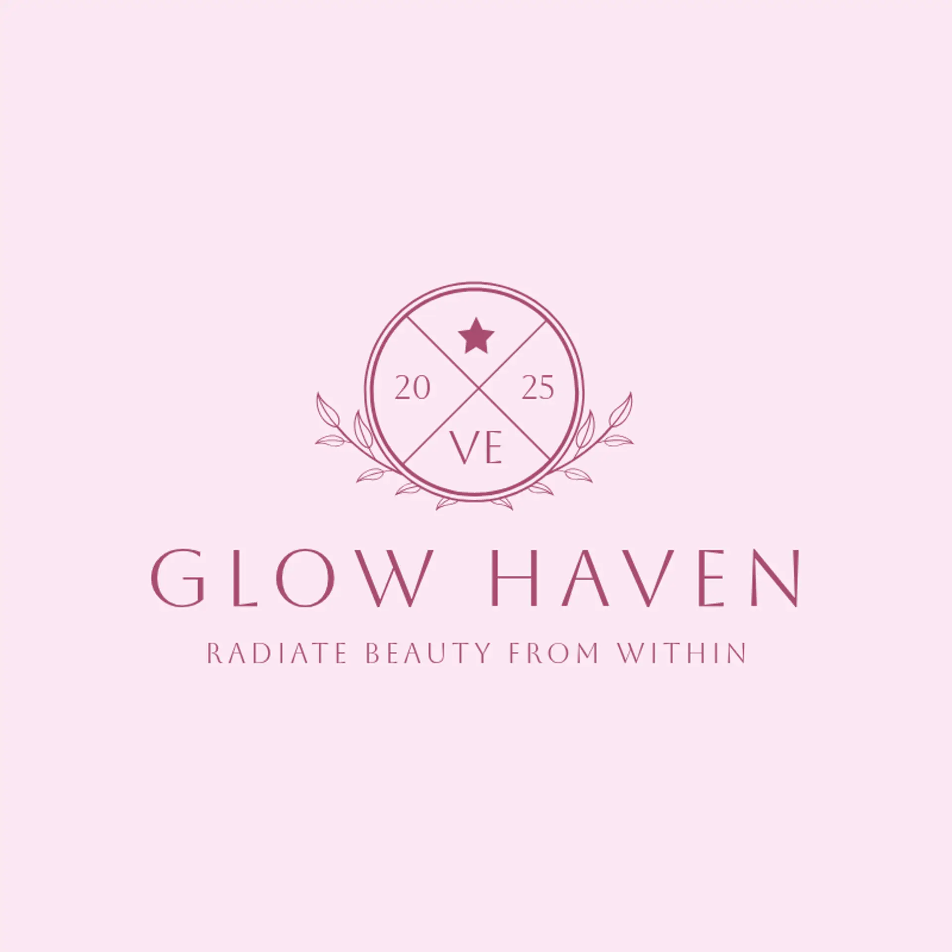Glow Haven logo for beauty spa