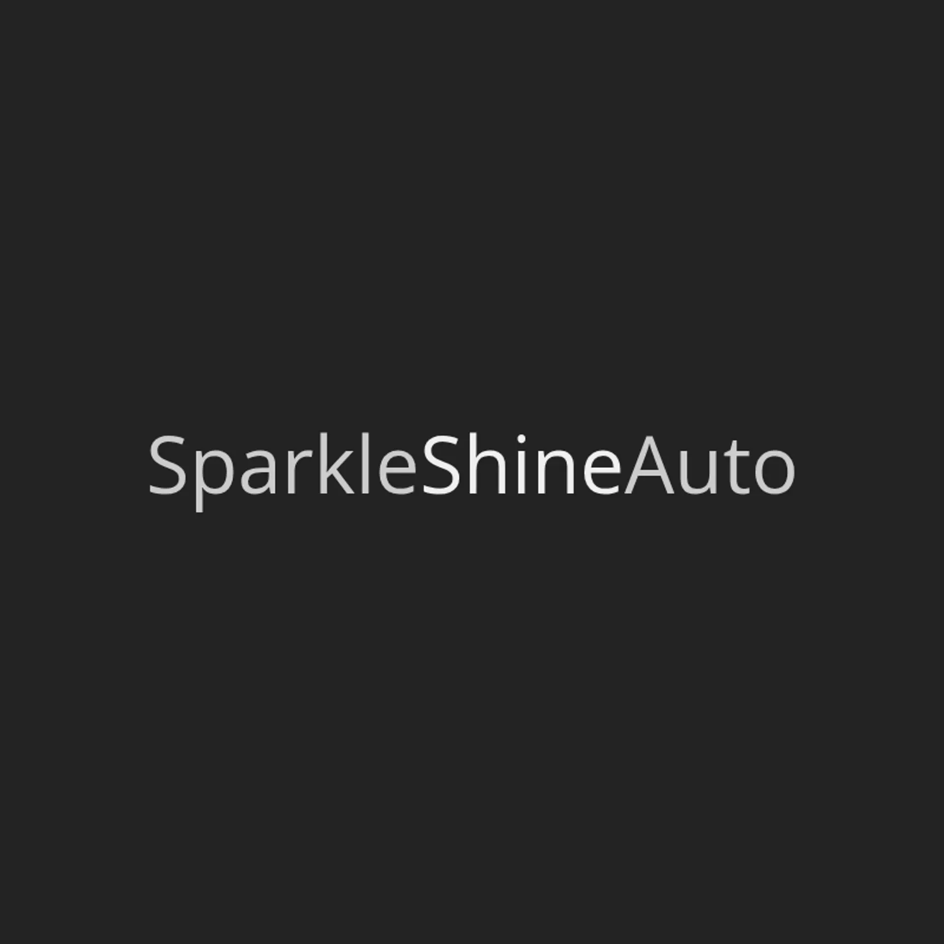Sparkle Shine Auto logo for auto spa