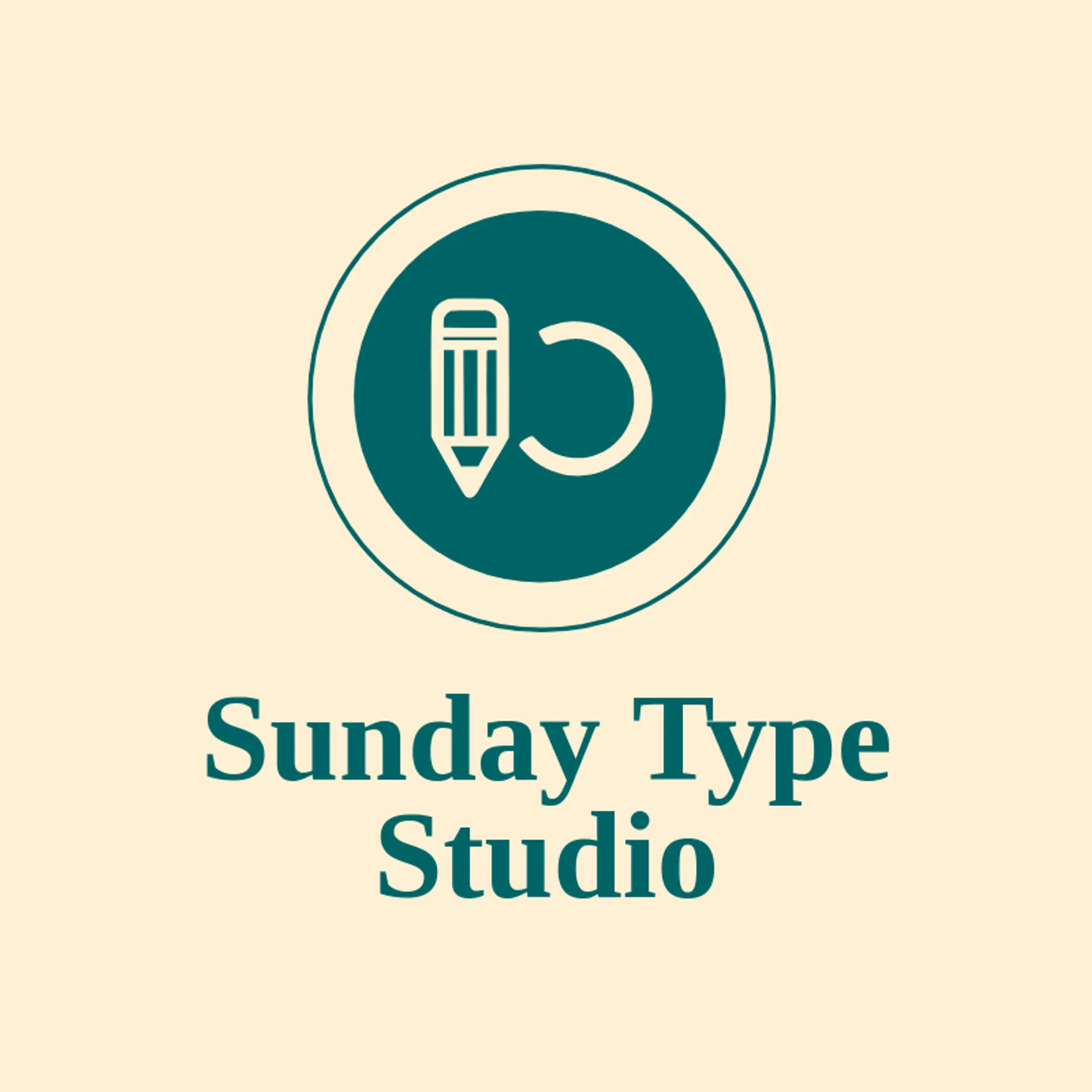 Sunday Type Studio logo for agency