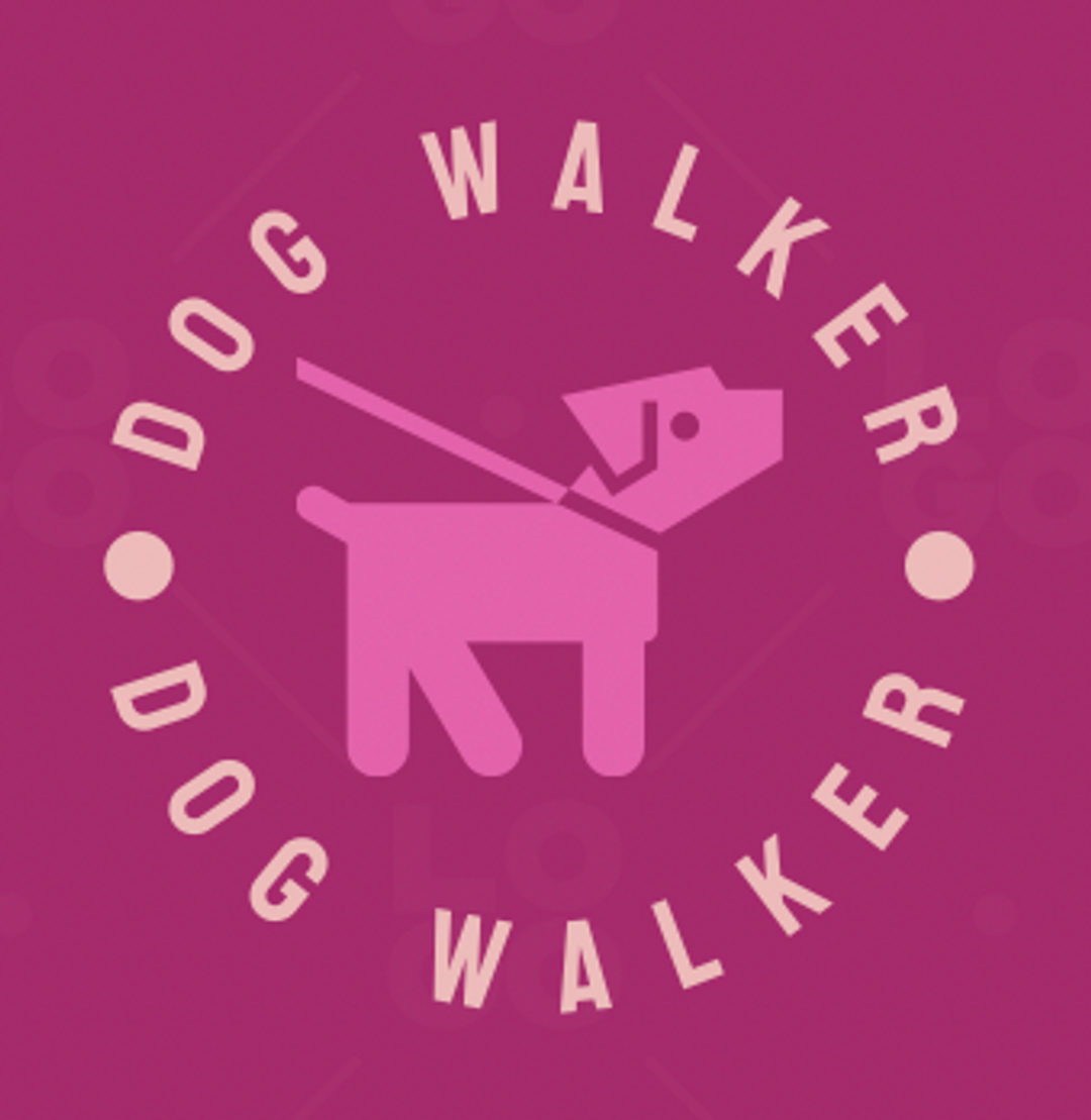Dog Walker Logo Maker LOGO dog-walker-logo-maker-logo