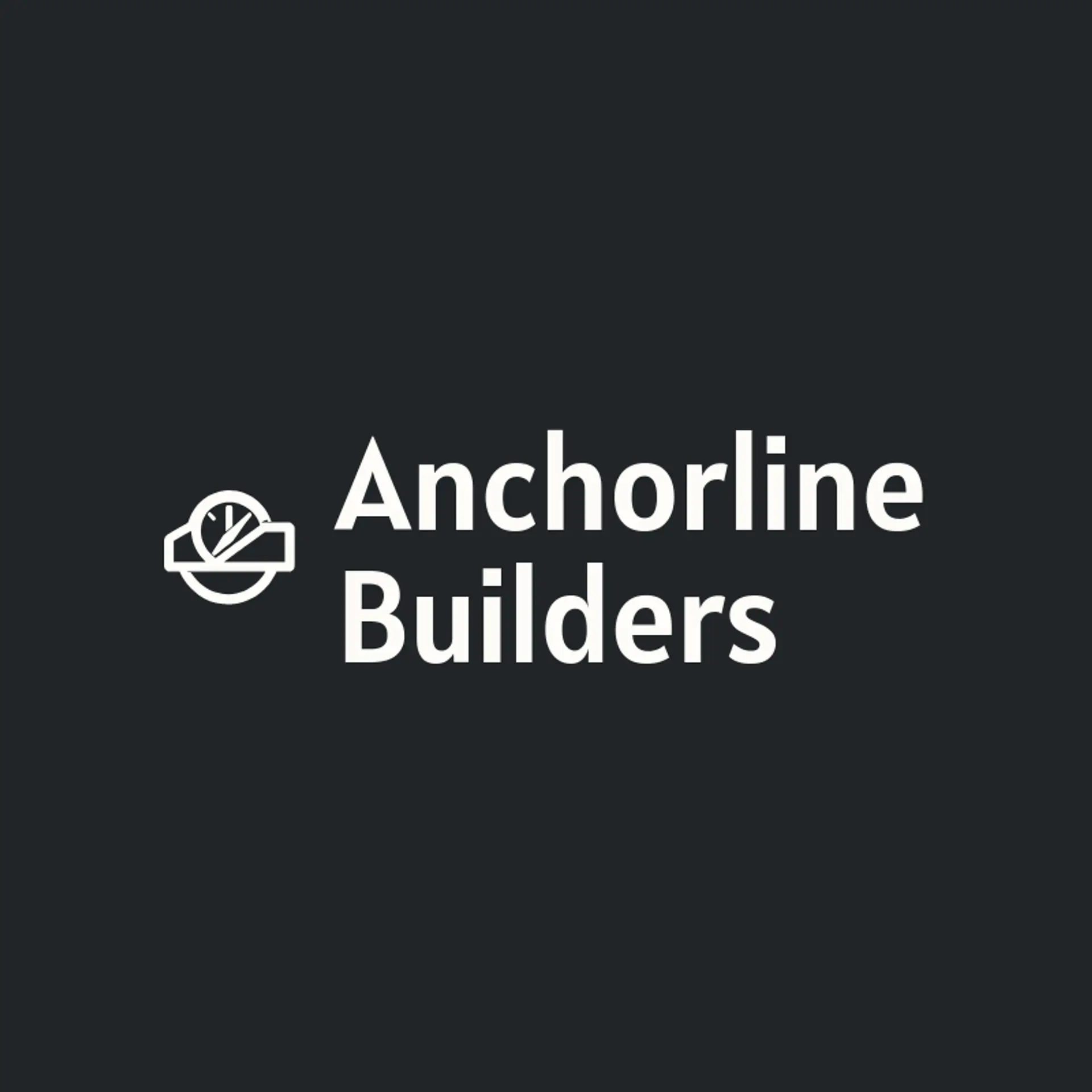 Anchorline Builders logo for construction company